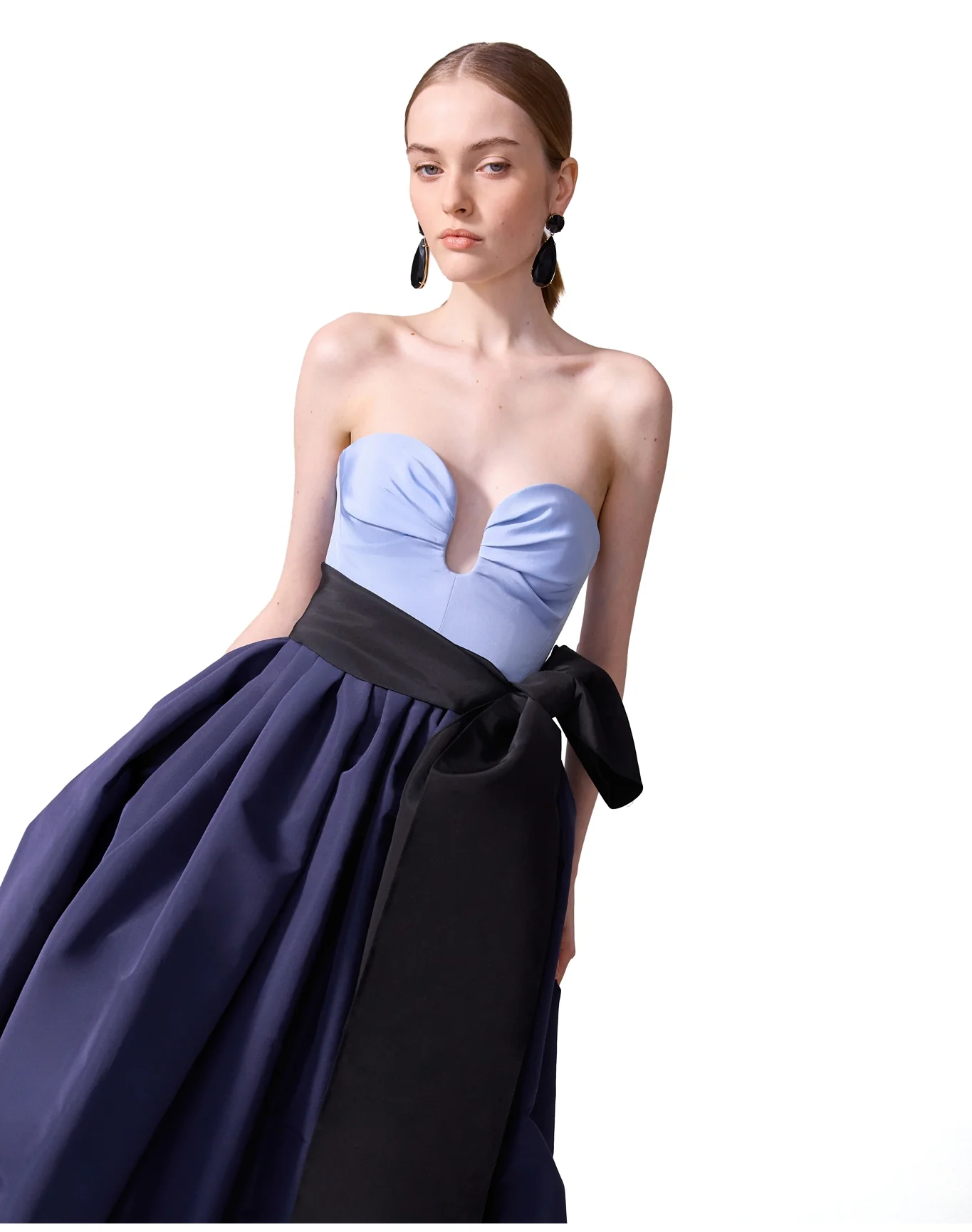 Sweetheart Gown with Sash | Midnight Multi - Image 4