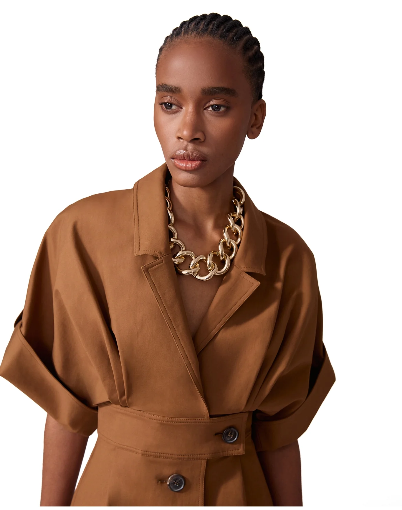 Wide Sleeve Shirt Dress | Nutmeg - Image 4