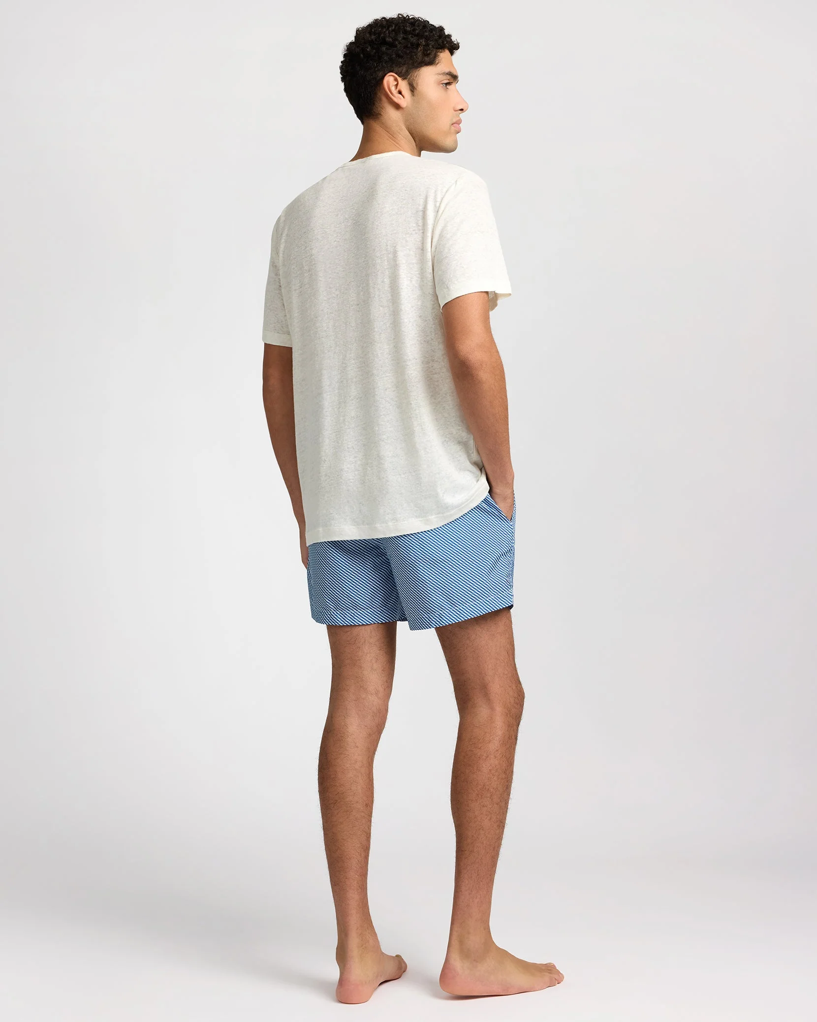 Mens | Charles 4" Swim Trunk | Cobalt - Image 5