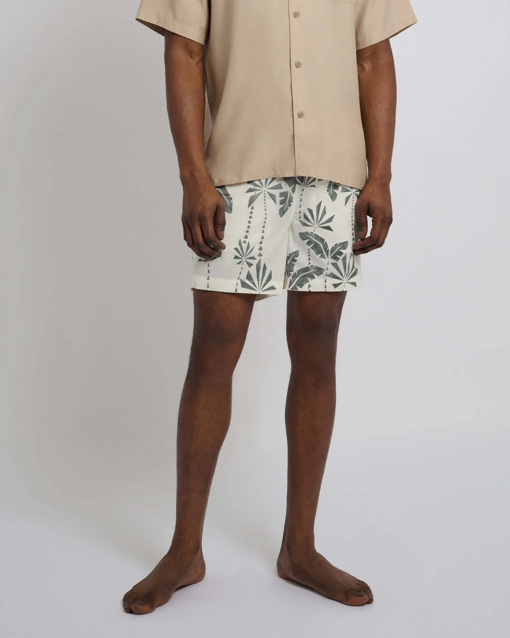 Mens | Charles 5" Swim Trunk | Olive - Image 3