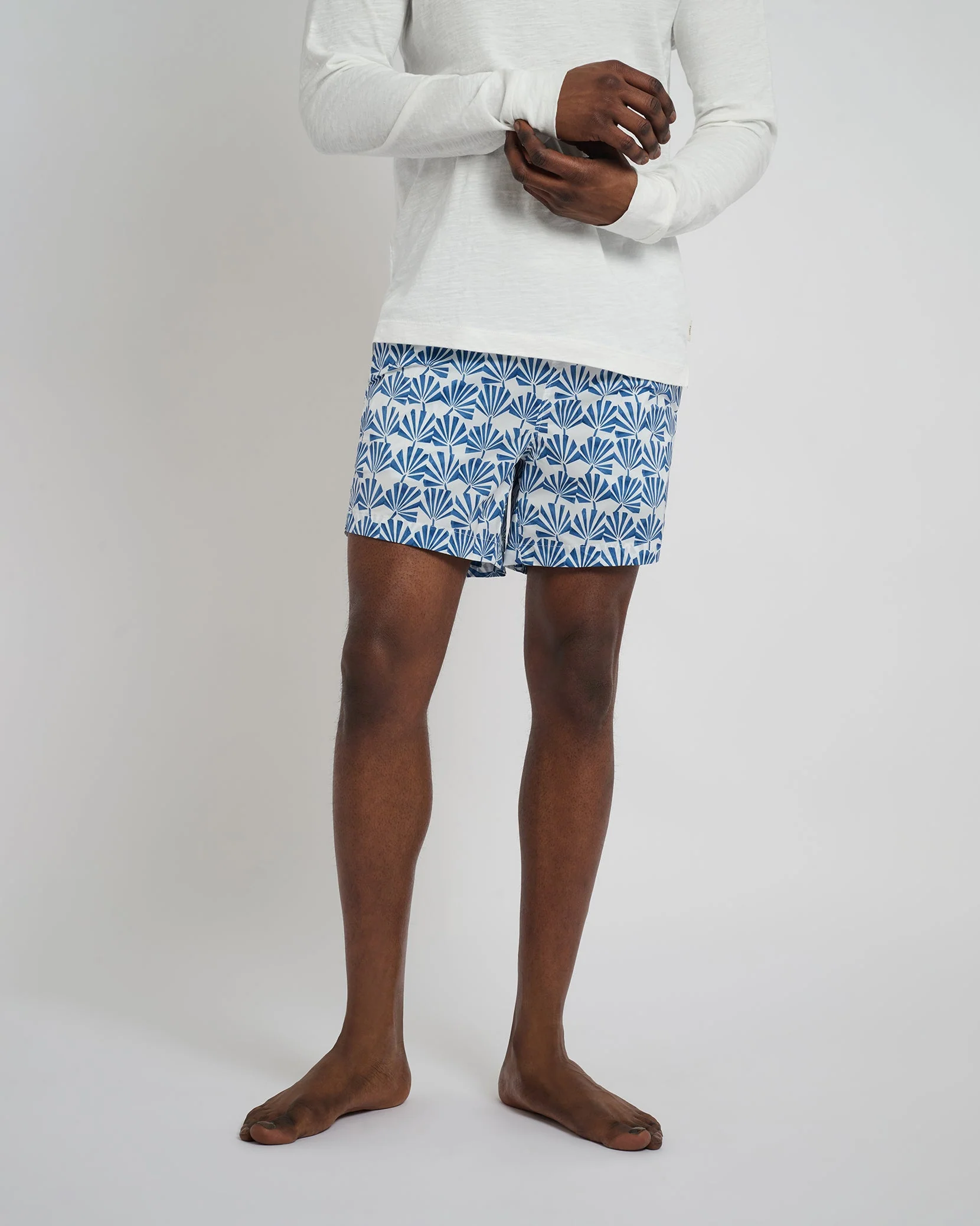 Mens | Charles 5" Swim Trunk | Dark Blue - Image 3