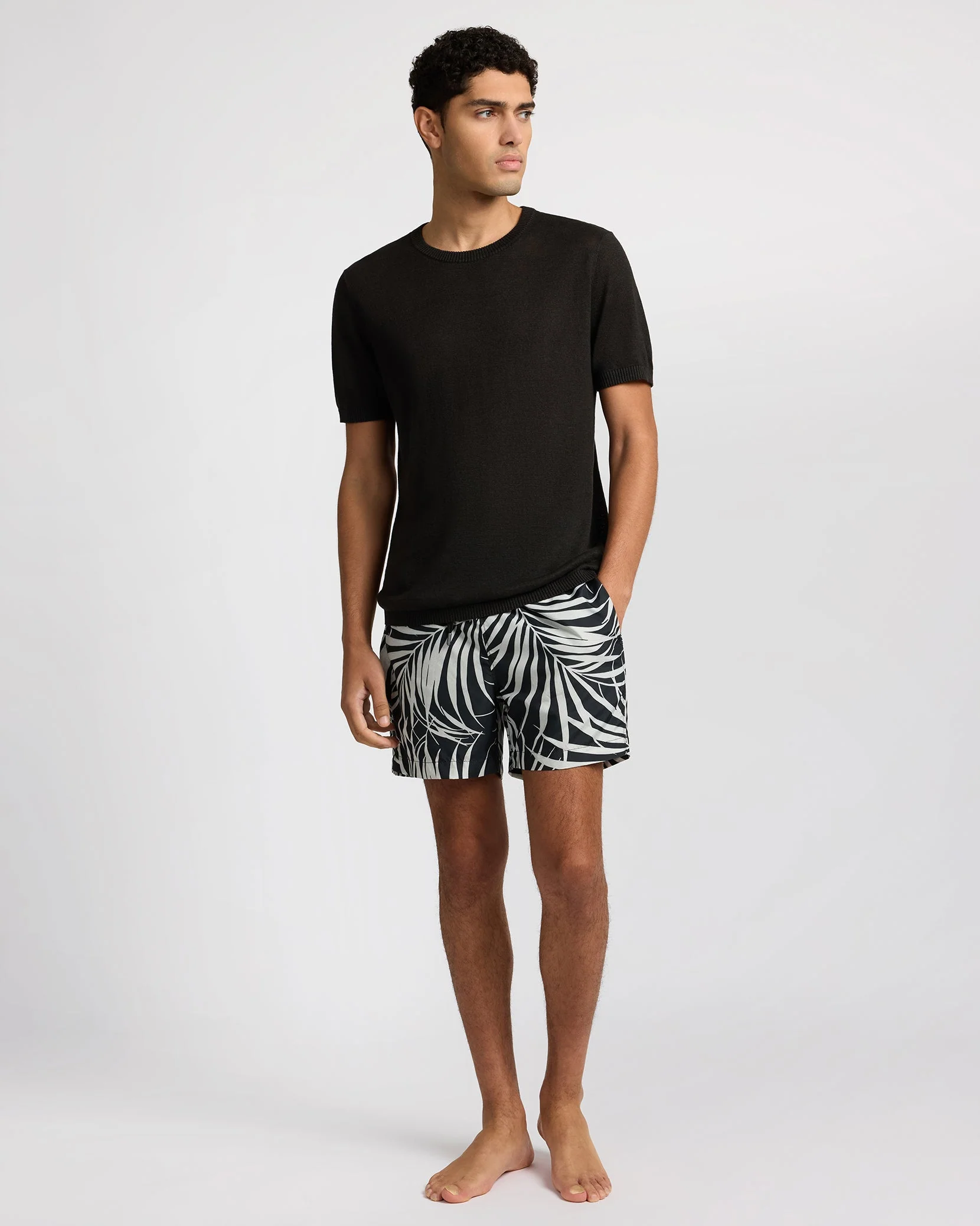 Mens | Charles 5" Swim Trunk | Black - Image 5