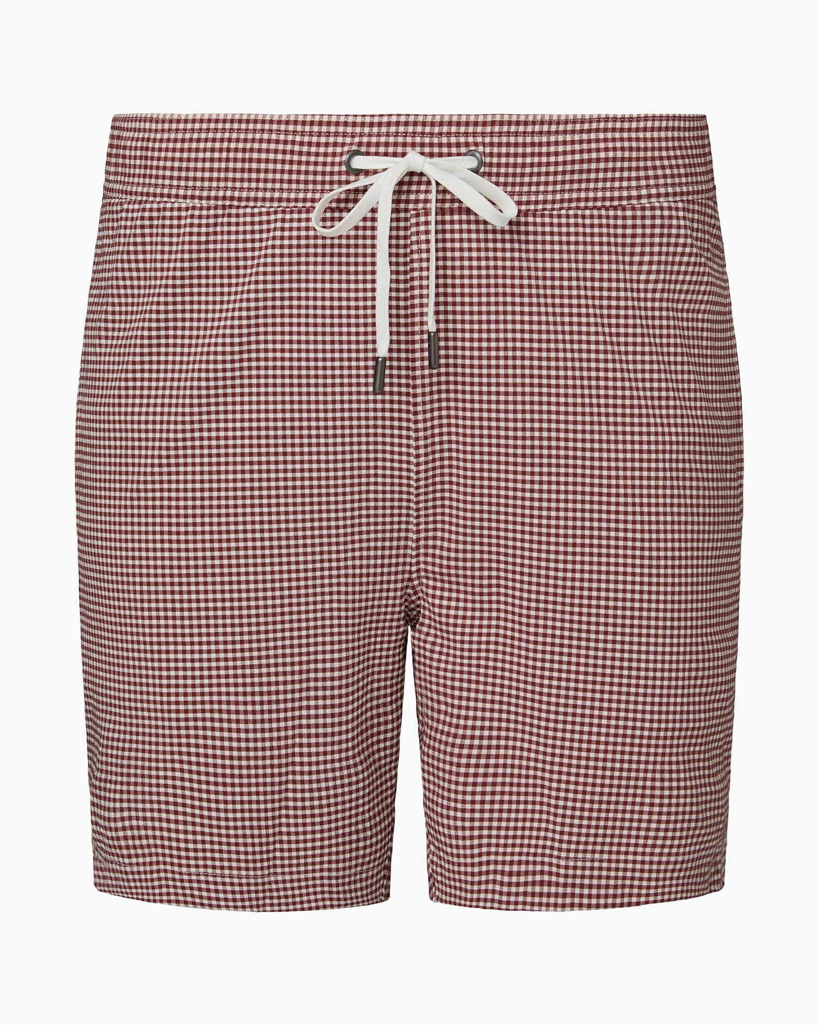 Mens | Charles 7" Swim Trunk | Brick/White - Image 2