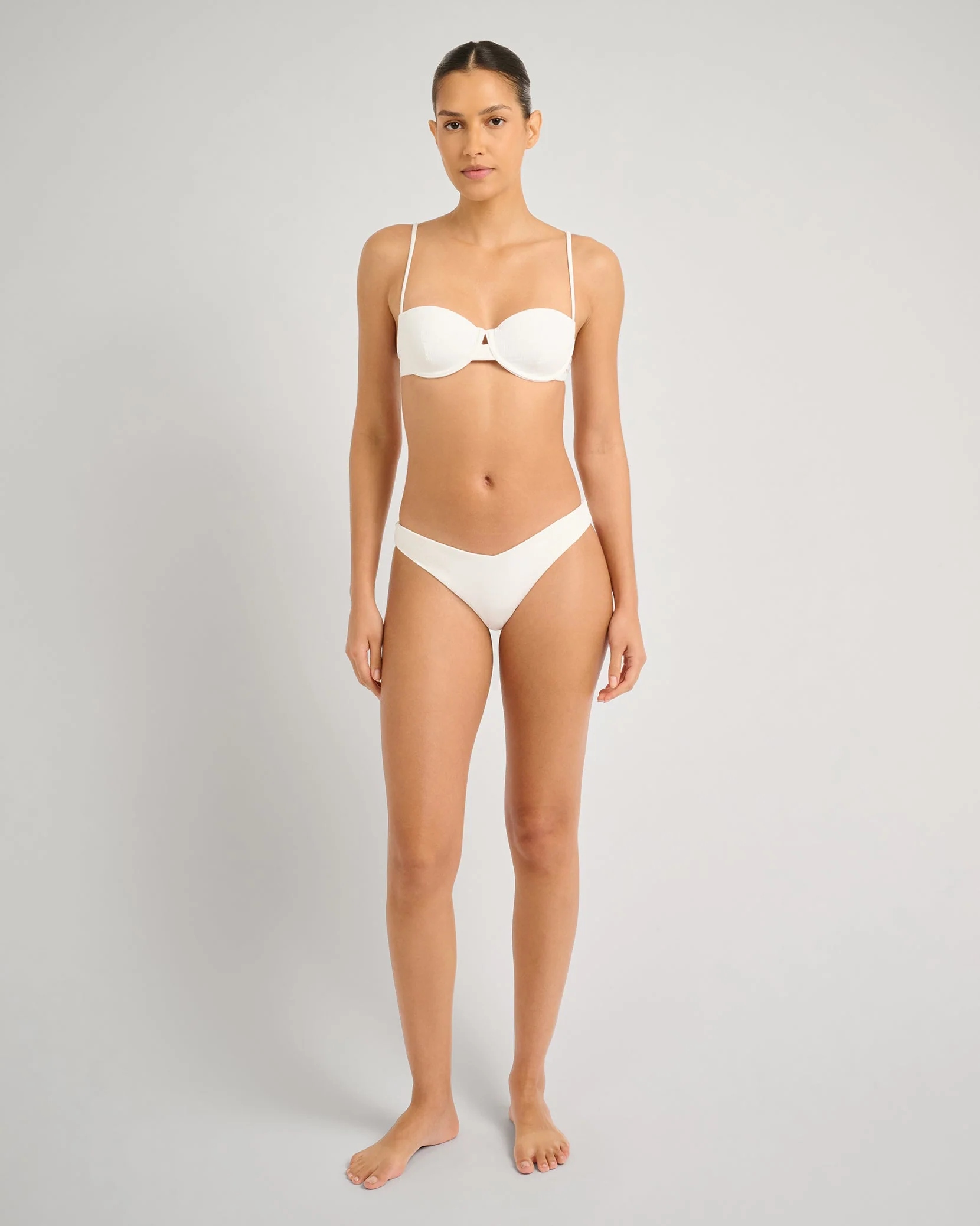 Womens | Chiara Bikini Bottom | White - Image 3