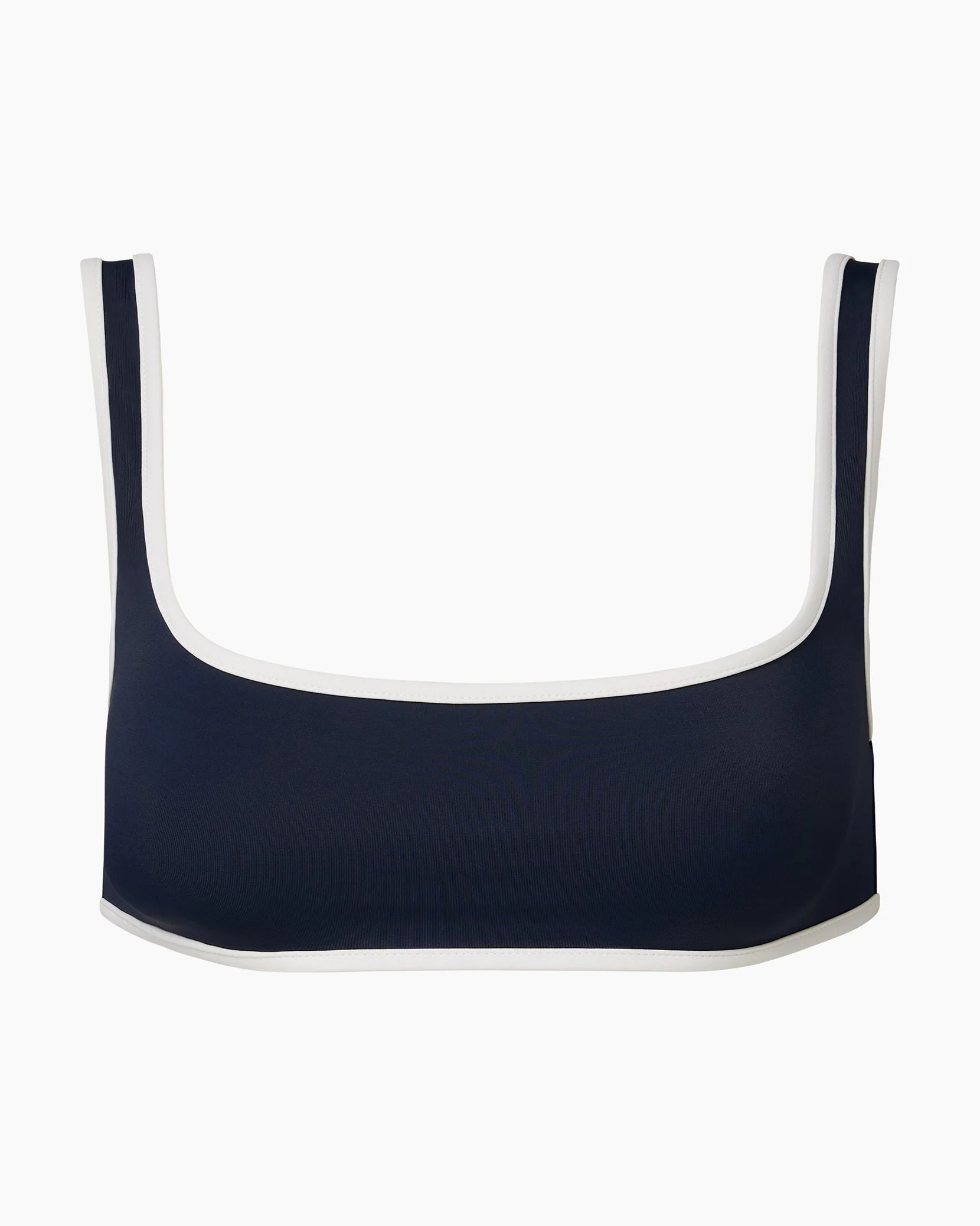 Womens | Claire Bikini Top | Deep Navy/White - Image 2