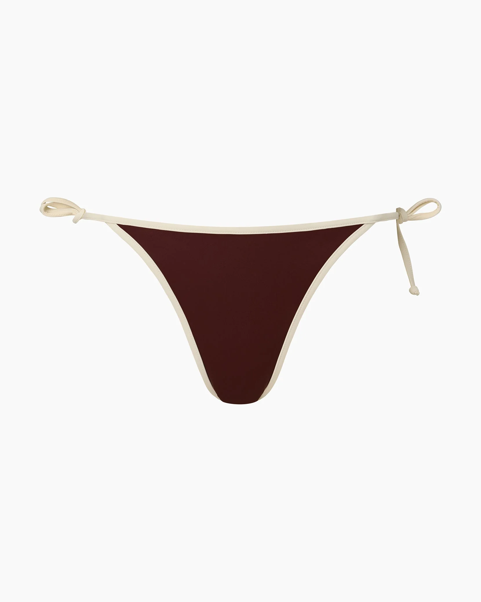 Womens | Cleo Bikini Bottom | Rum/Egret - Image 2