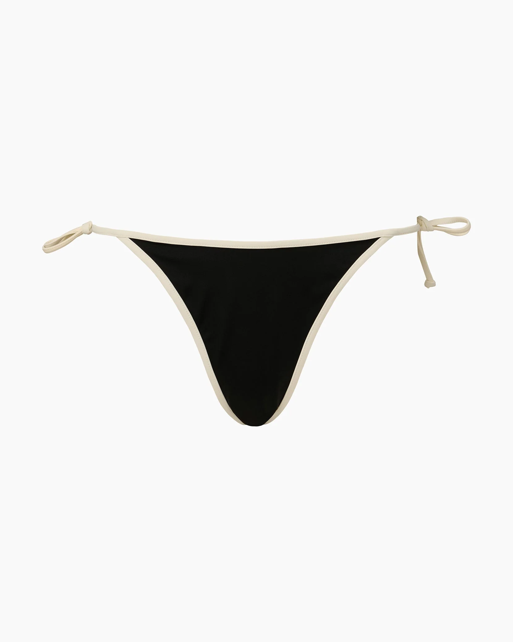 Womens | Cleo Bikini Bottom | Black/Egret - Image 2