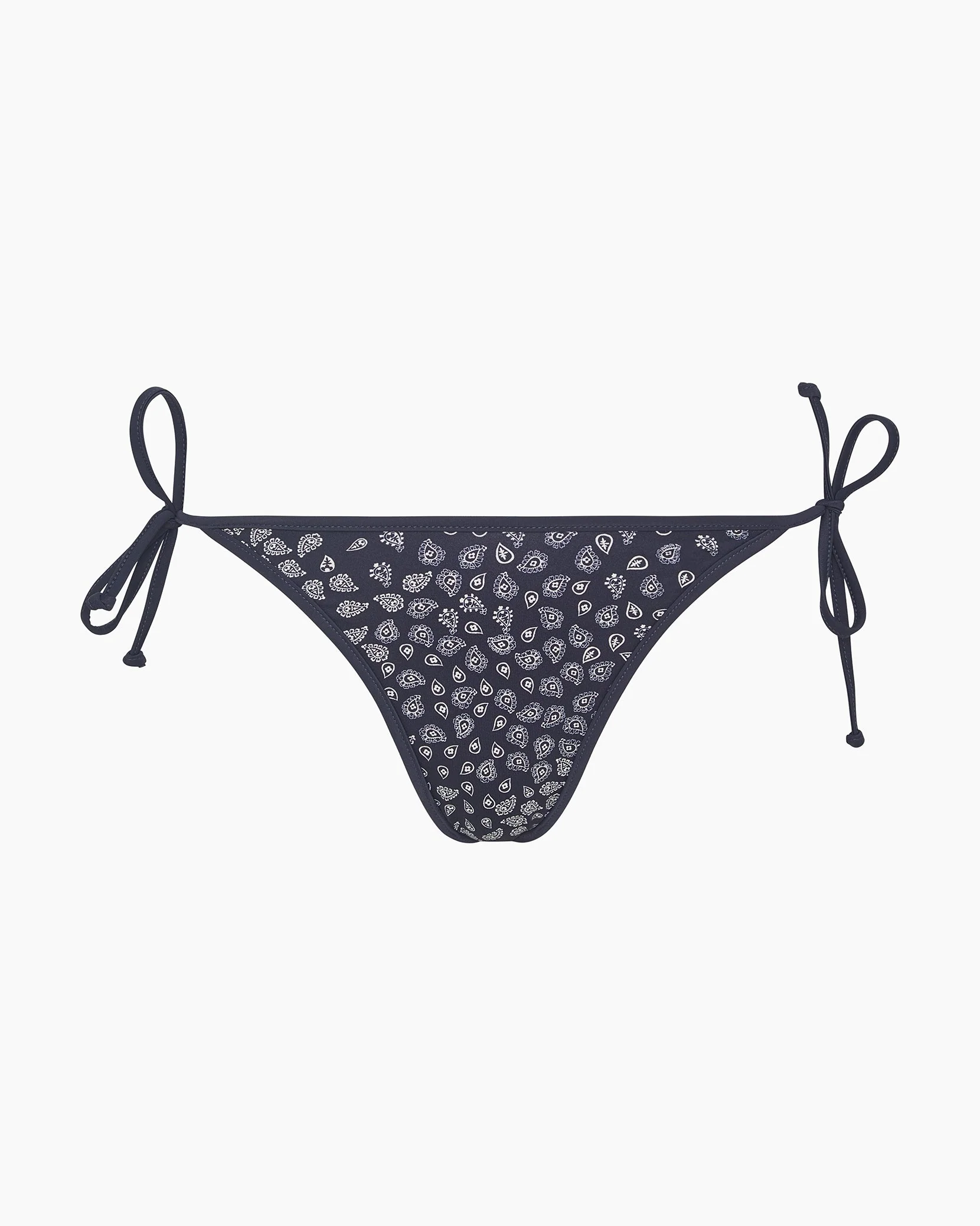 Womens | Cleo Bikini Bottom | Noir Navy/Egret - Image 2