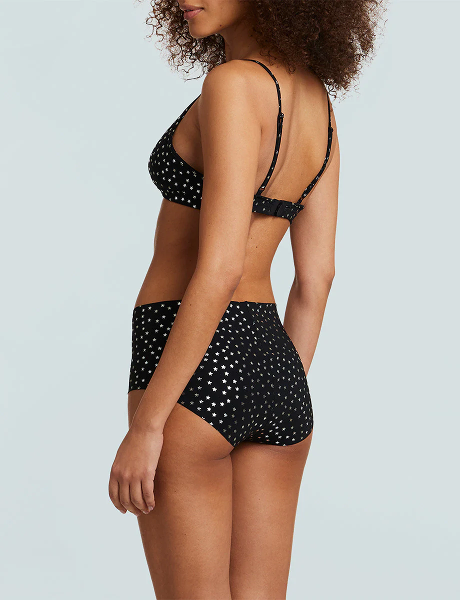Classic Print Bralette | Silver Star - Image 2