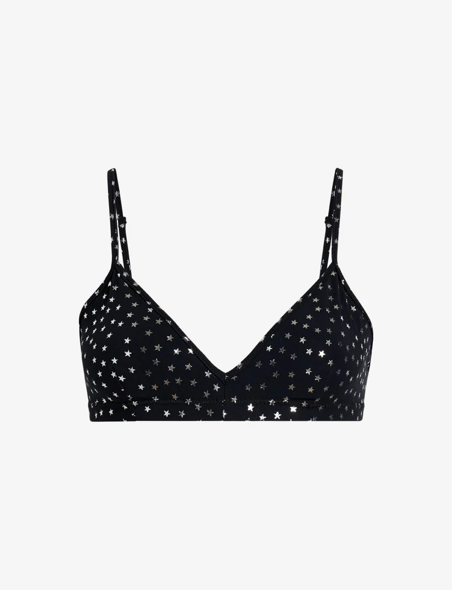 Classic Print Bralette | Silver Star - Image 3