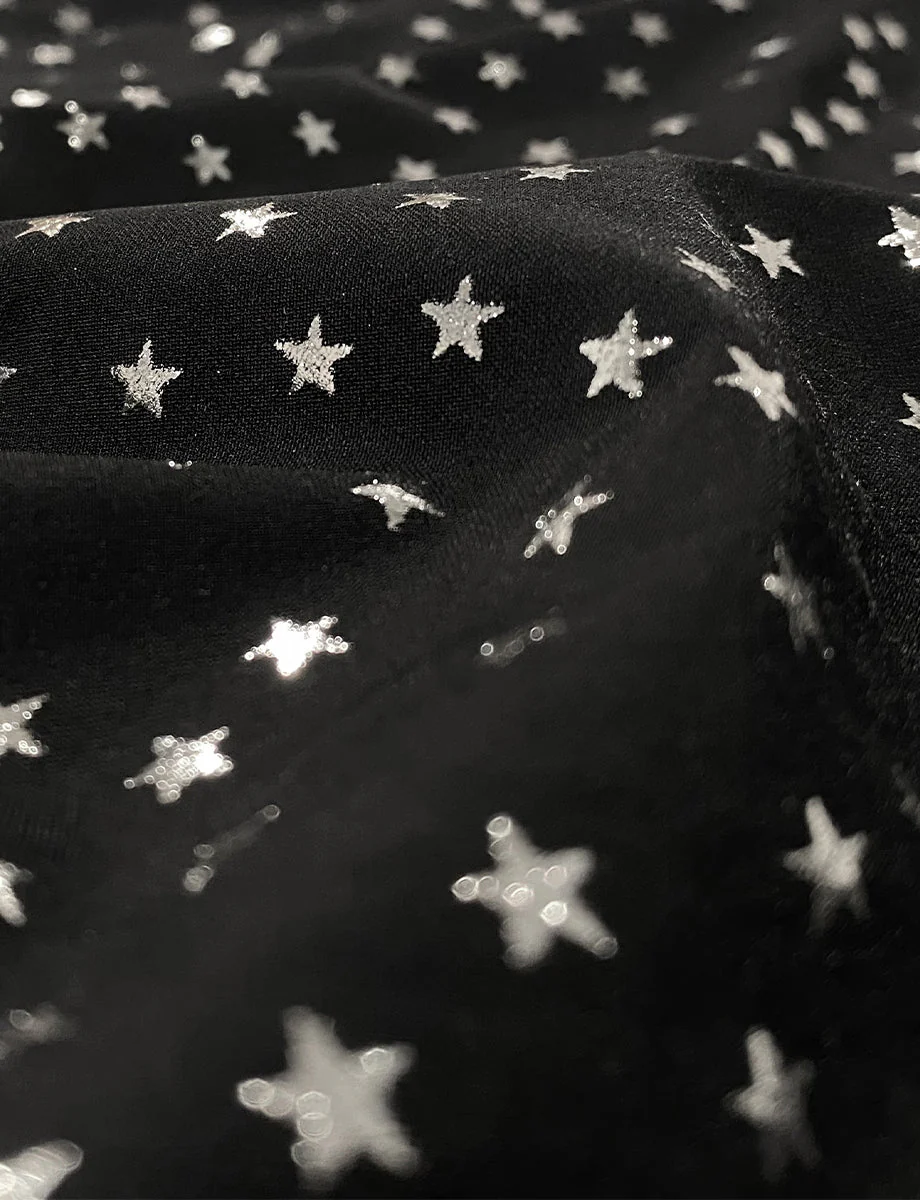 Classic Print Bralette | Silver Star - Image 4