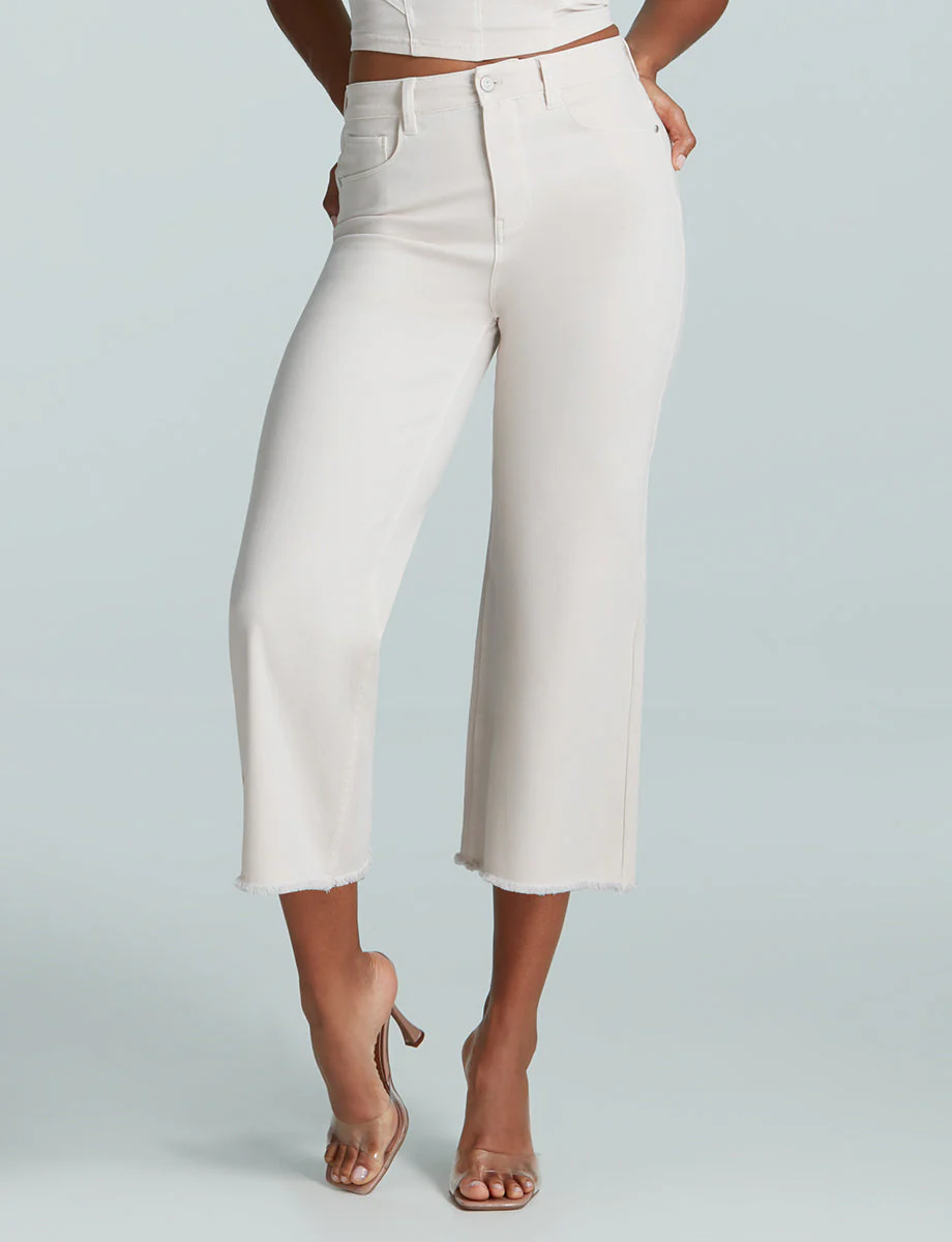 Do It All Denim High-Rise Cropped Wide Leg | Washed Indigo - Image 6