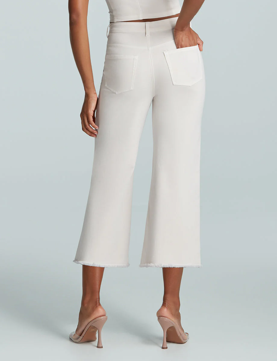 Do It All Denim High-Rise Cropped Wide Leg | Washed Indigo - Image 7