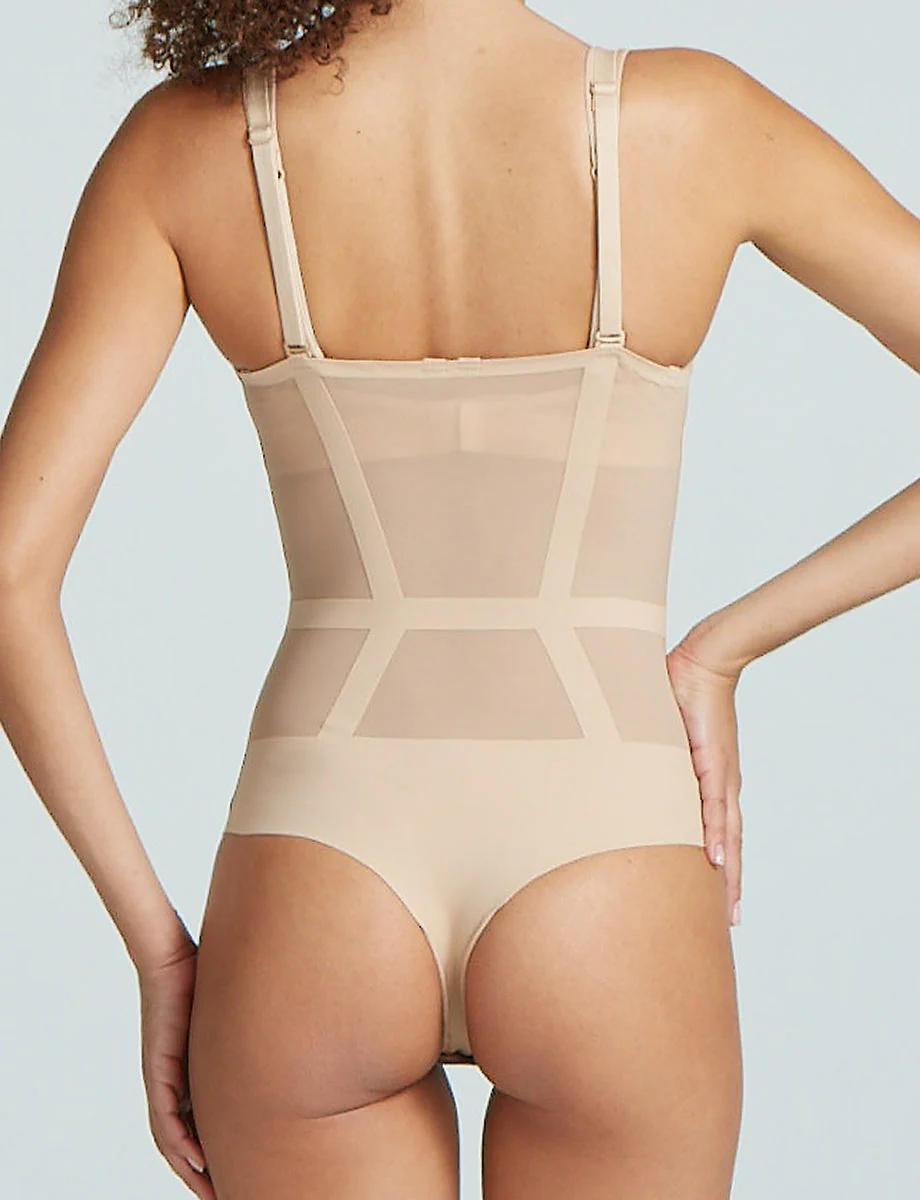Luxe Control Bodysuit | Beige - Image 3