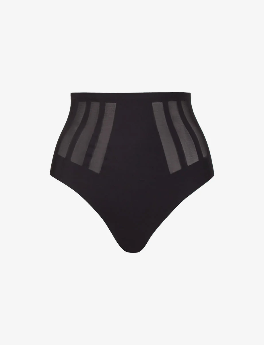 Luxe Control Thong | Black - Image 3