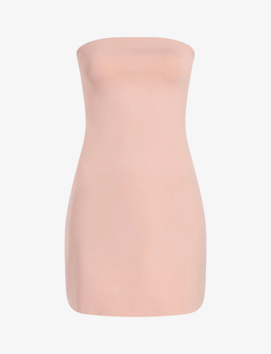 Neoprene Mini Tube Dress | Desert Rose - Image 4