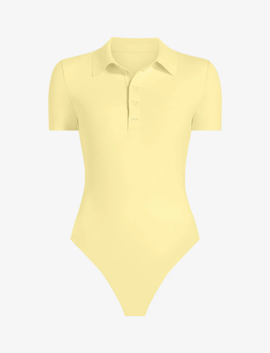 Neoprene Polo Bodysuit | Sun - Image 3