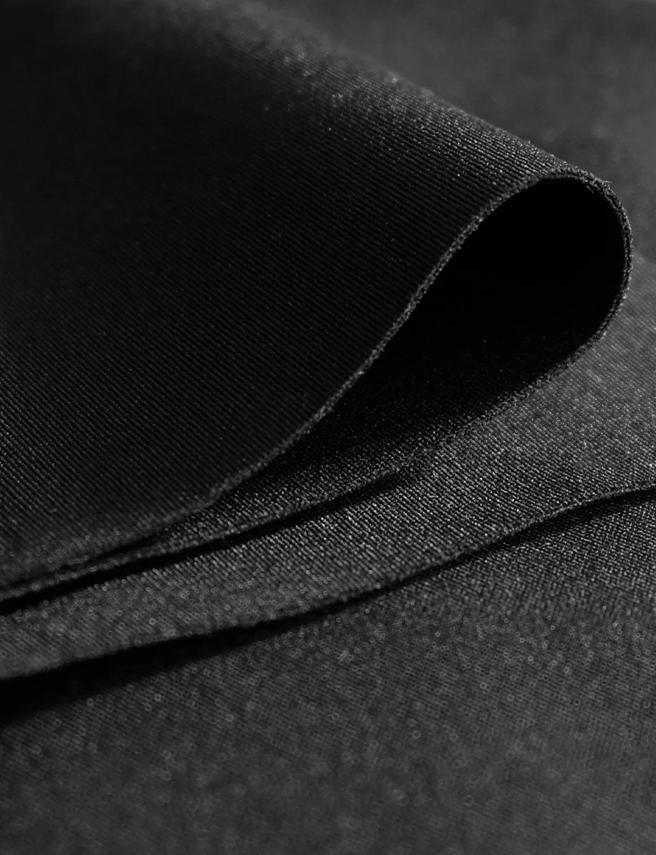 Neoprene Polo Shirt | Black - Image 5