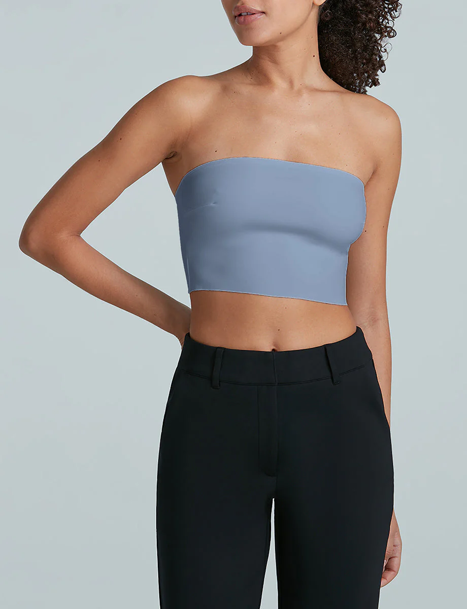 Neoprene Tube Top | Vintage Blue - Image 2