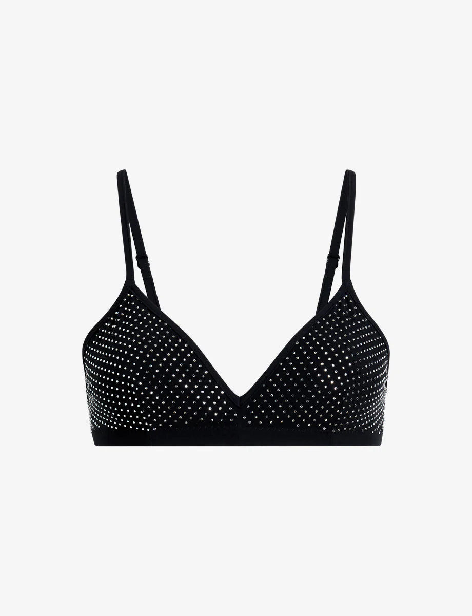 Party Starter Bralette | Crystal Black - Image 4