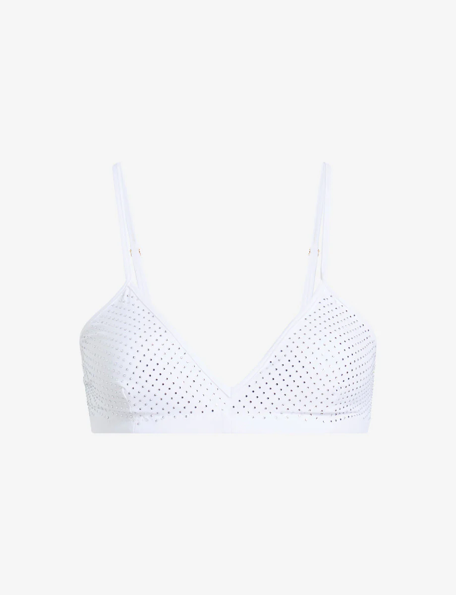 Party Starter Bralette | Crystal White - Image 3