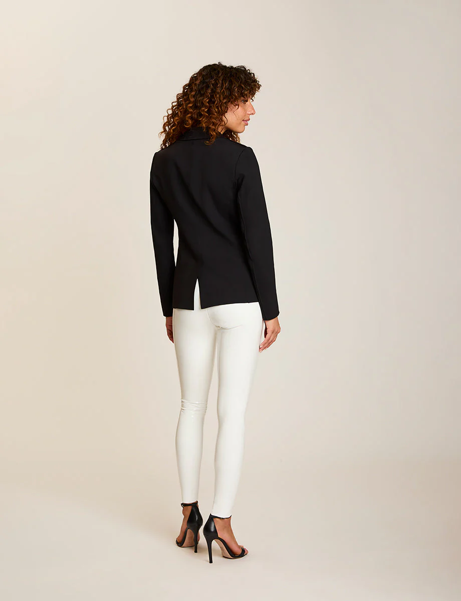 Faux Patent Leather Legging | White - Image 3