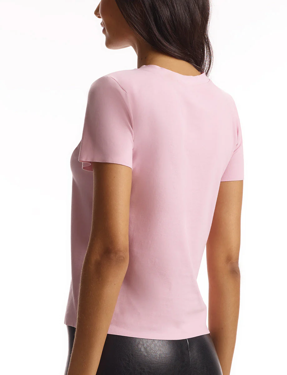 Essential Cotton Crewneck Tee | Blossom - Image 2