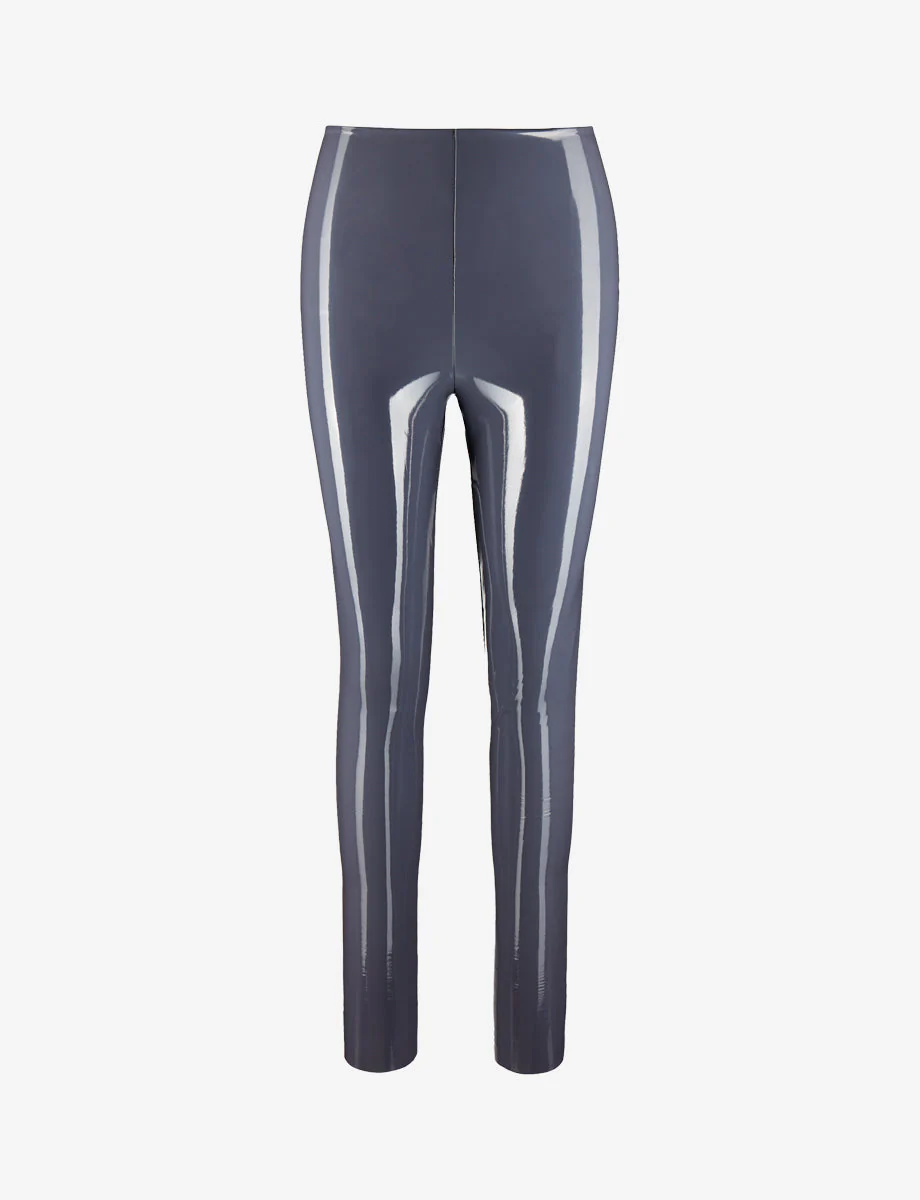 Faux Patent Leather Legging | Slate - Image 2