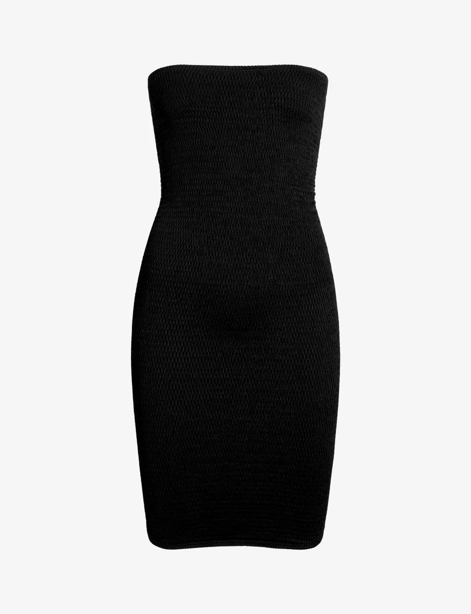 Tube Knit Skirt/Dress | Black