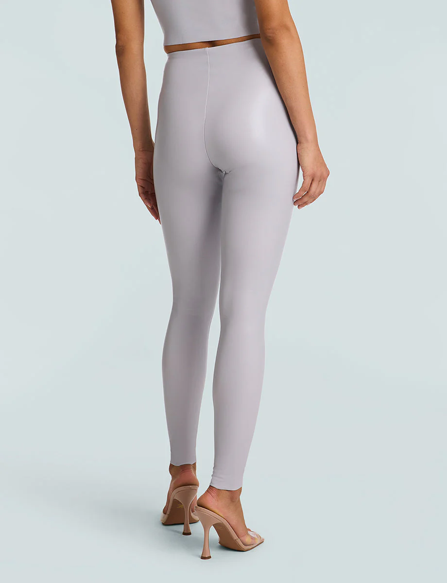 Faux Leather Legging | Mist - Image 3