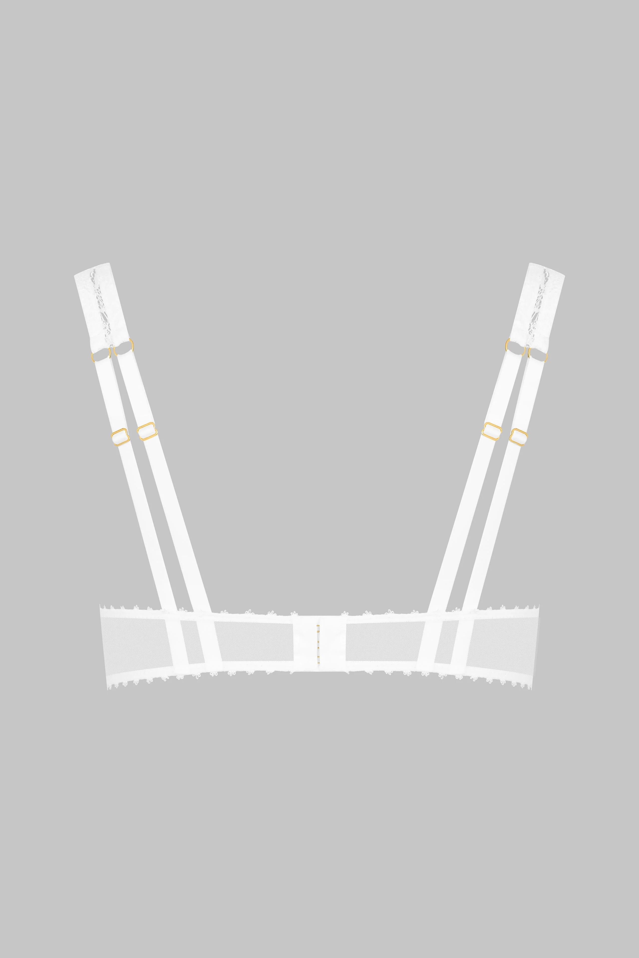 Cupless Bra - Accroche Coeur | White - Image 5