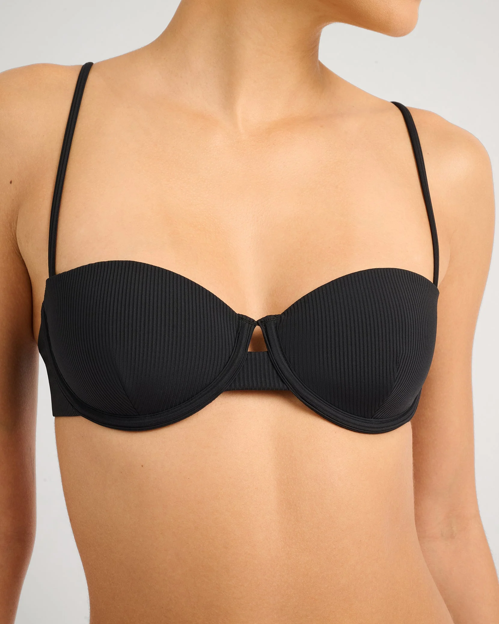 Womens | Dalia Bikini Top - II | Black - Image 4