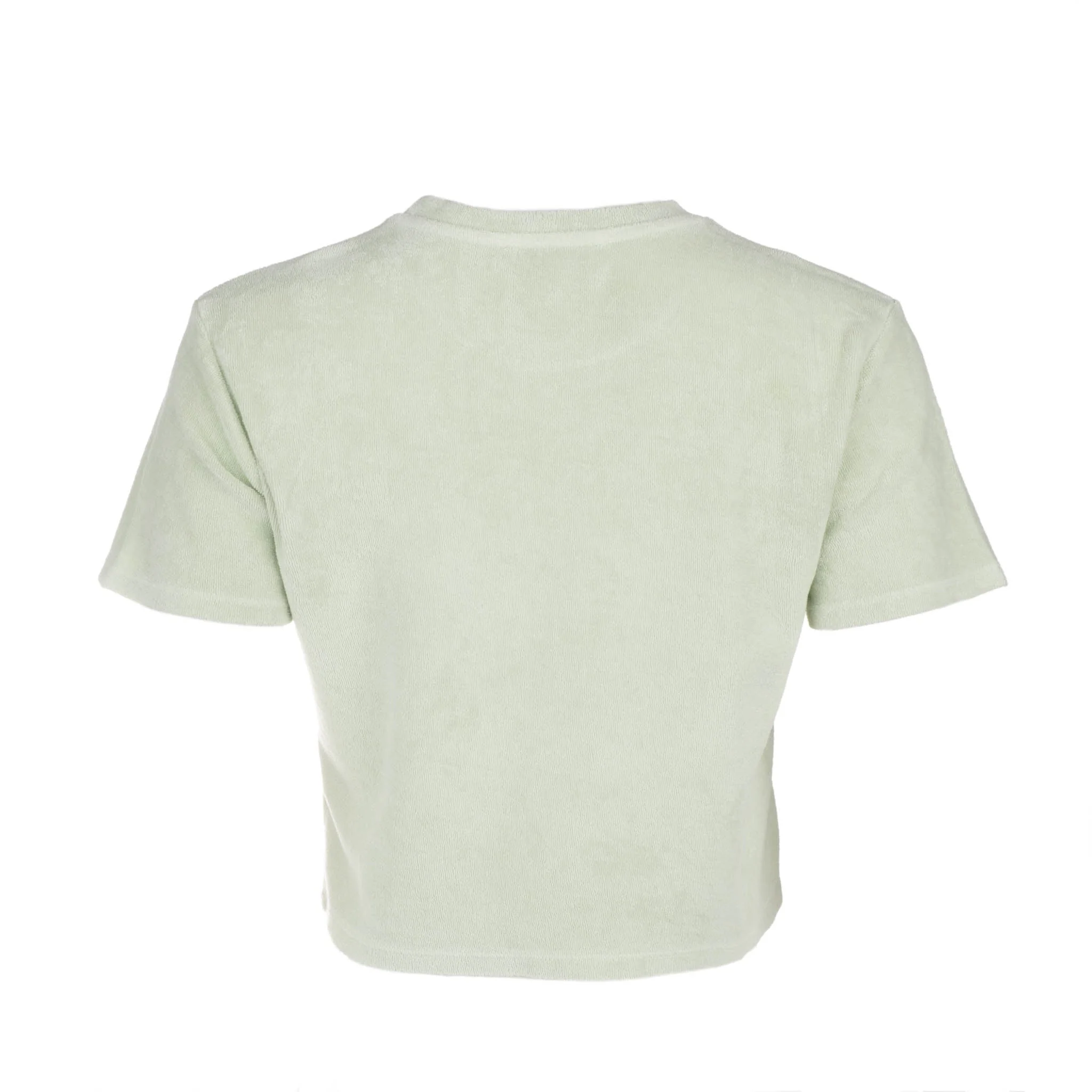Green Terry Crop Top | Green - Image 9