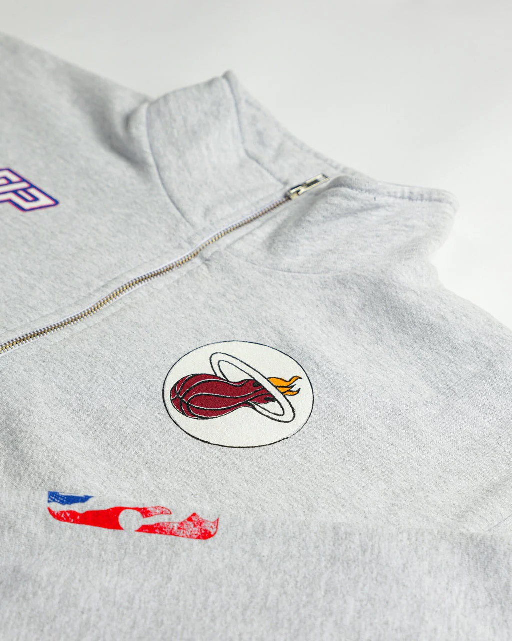 The Varsity Cropped Half Zip - Heat | Miami Heat - Image 3