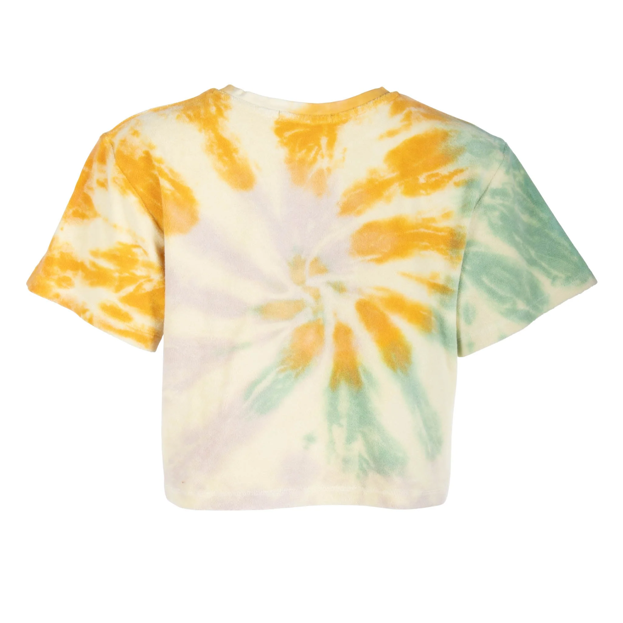 Mango Multi Tie Dye Cropped Terry Tee | Mango Multi - Image 3