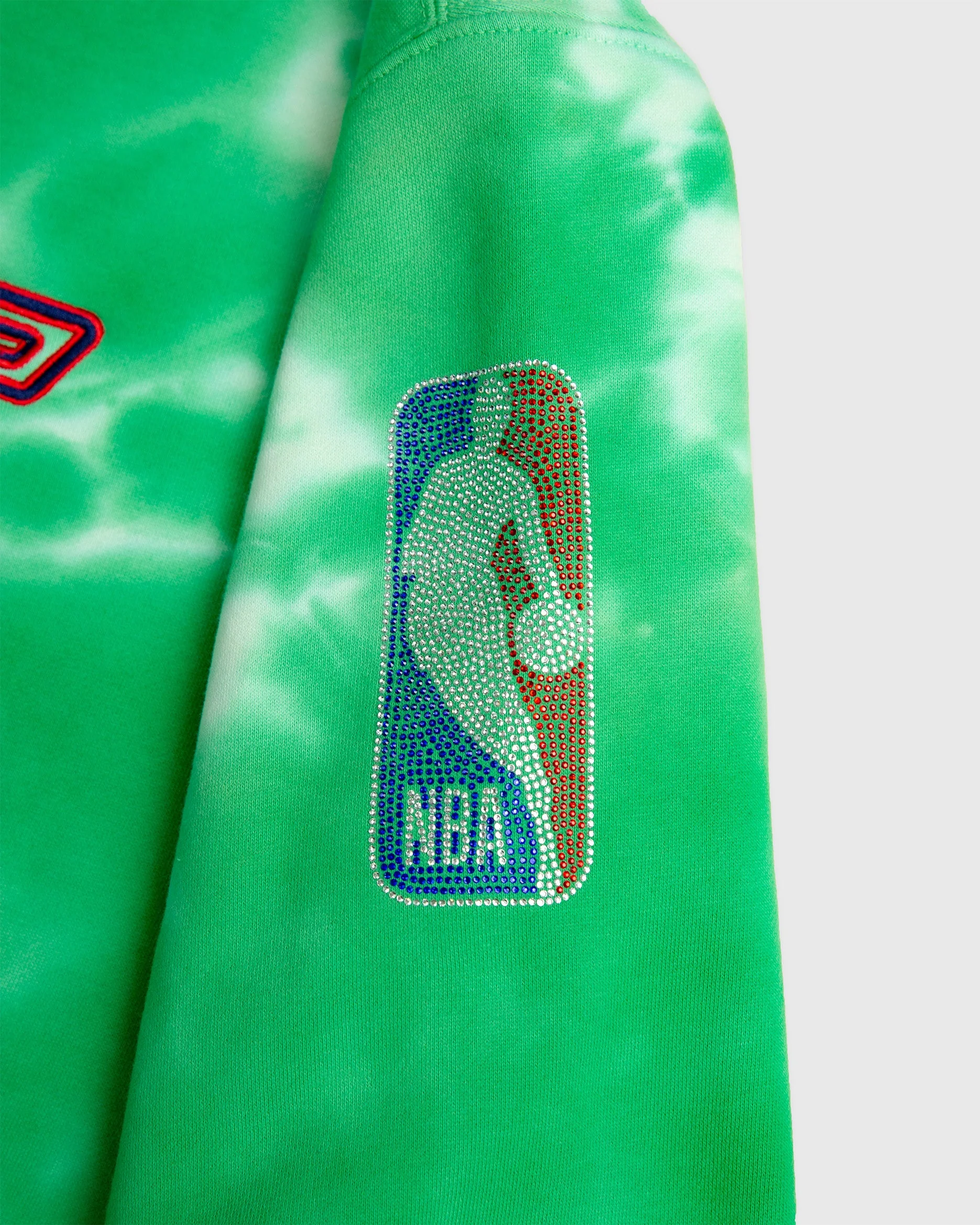 NBA Boston Celtics Tie Dye Crew Sweatshirt | Green - Image 4