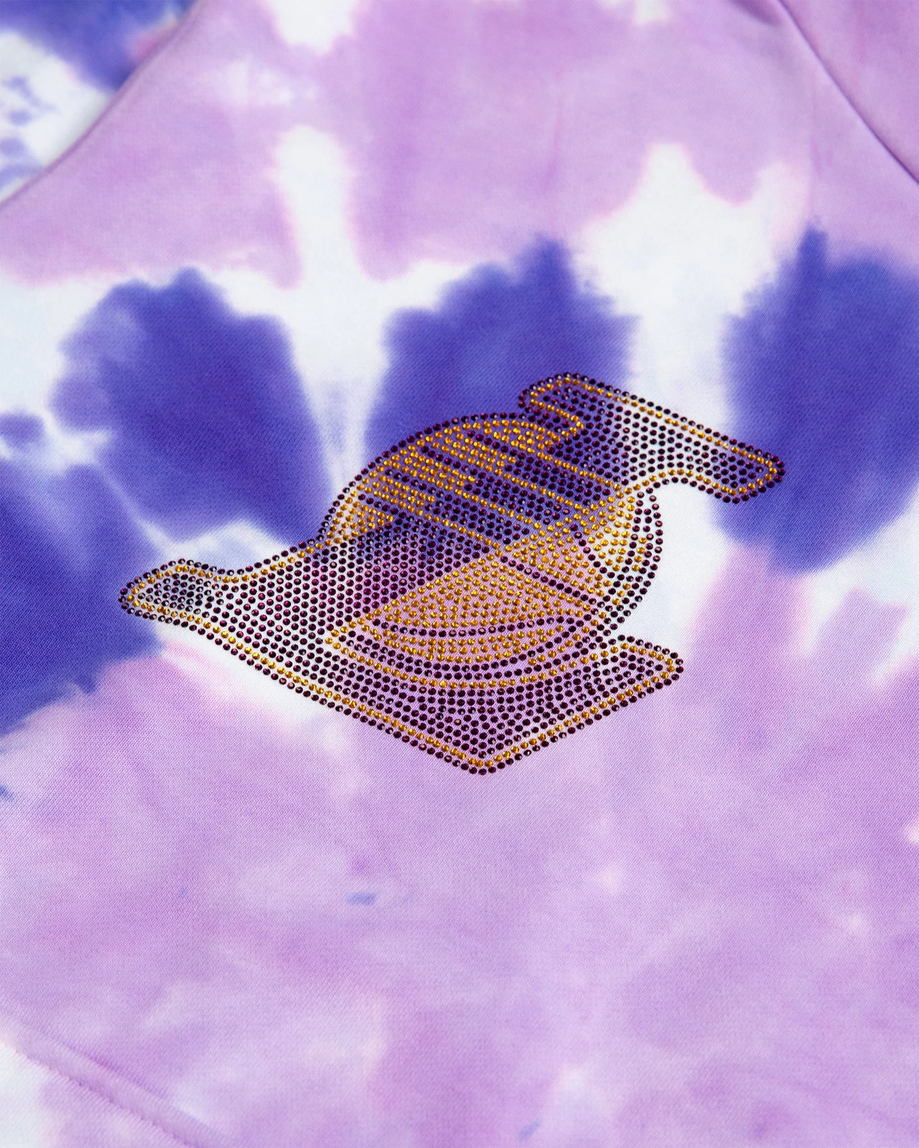 NBA Los Angeles Lakers Tie Dye Hoodie | Purple - Image 3