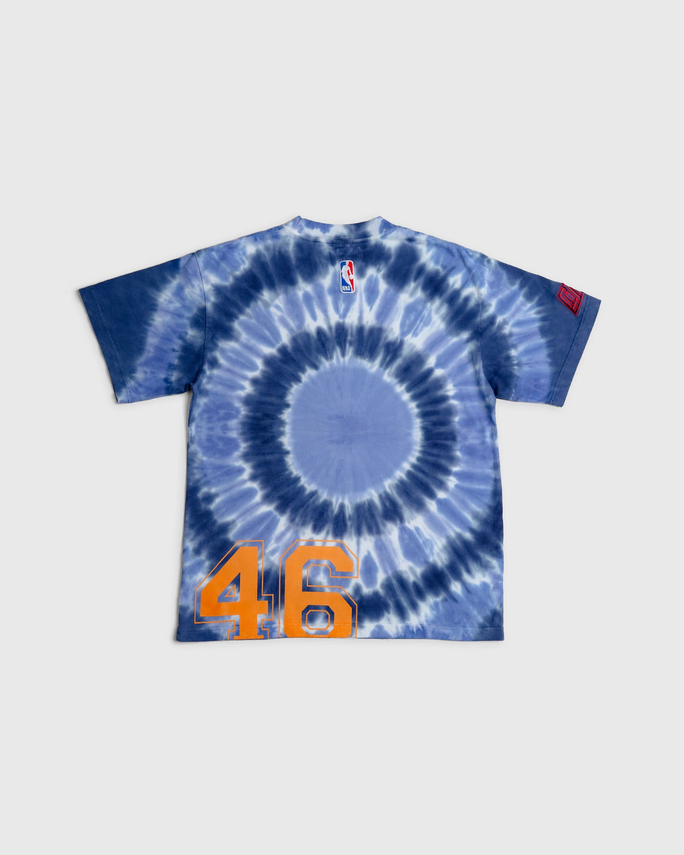 NBA New York Knicks Tie Dye Tee | Blue - Image 2