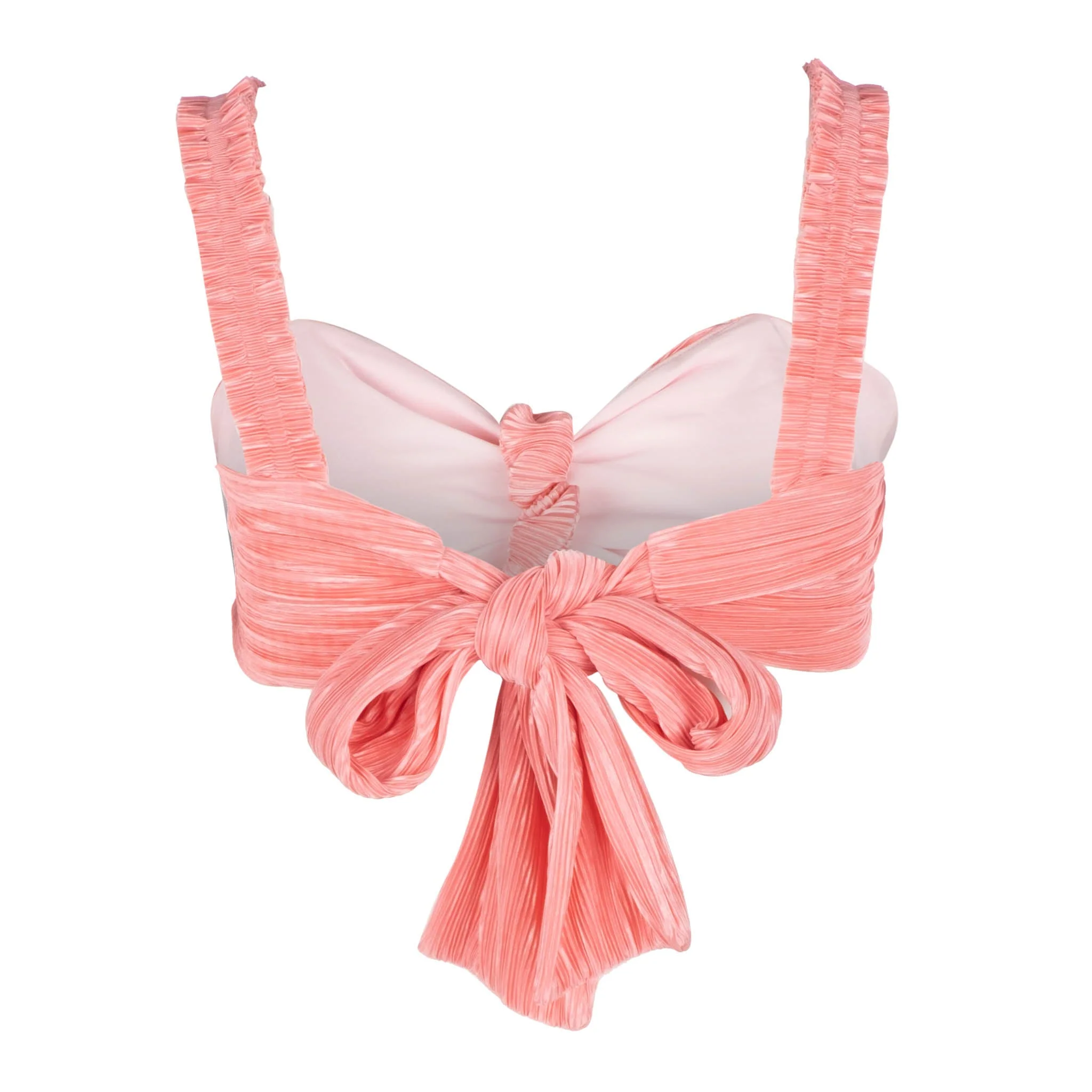 Pink Scrunchie Bralette Top | Pink - Image 3