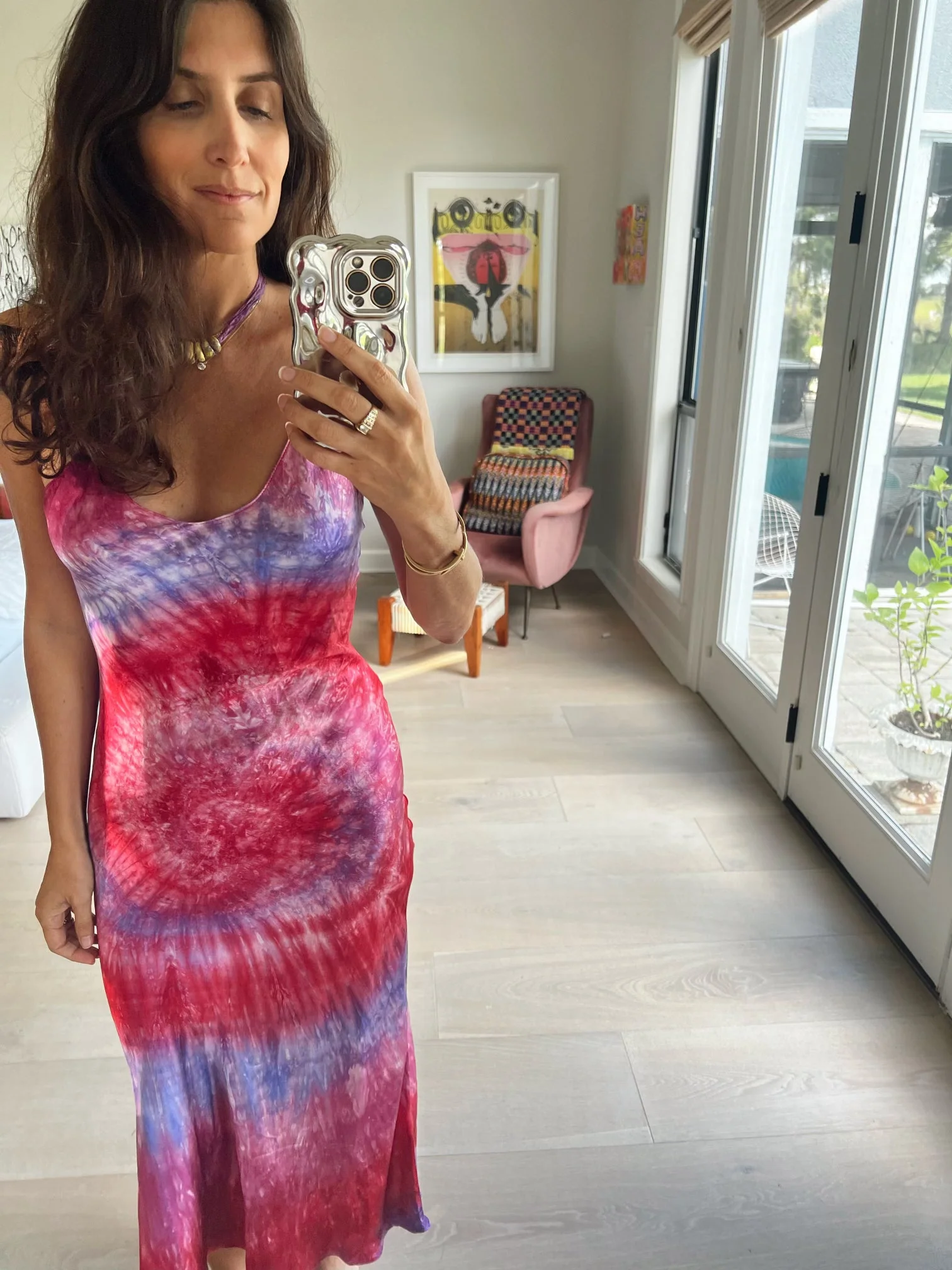Plume Hand Dyed Midi Slip Dress | Plume Hand Dyed - Image 3