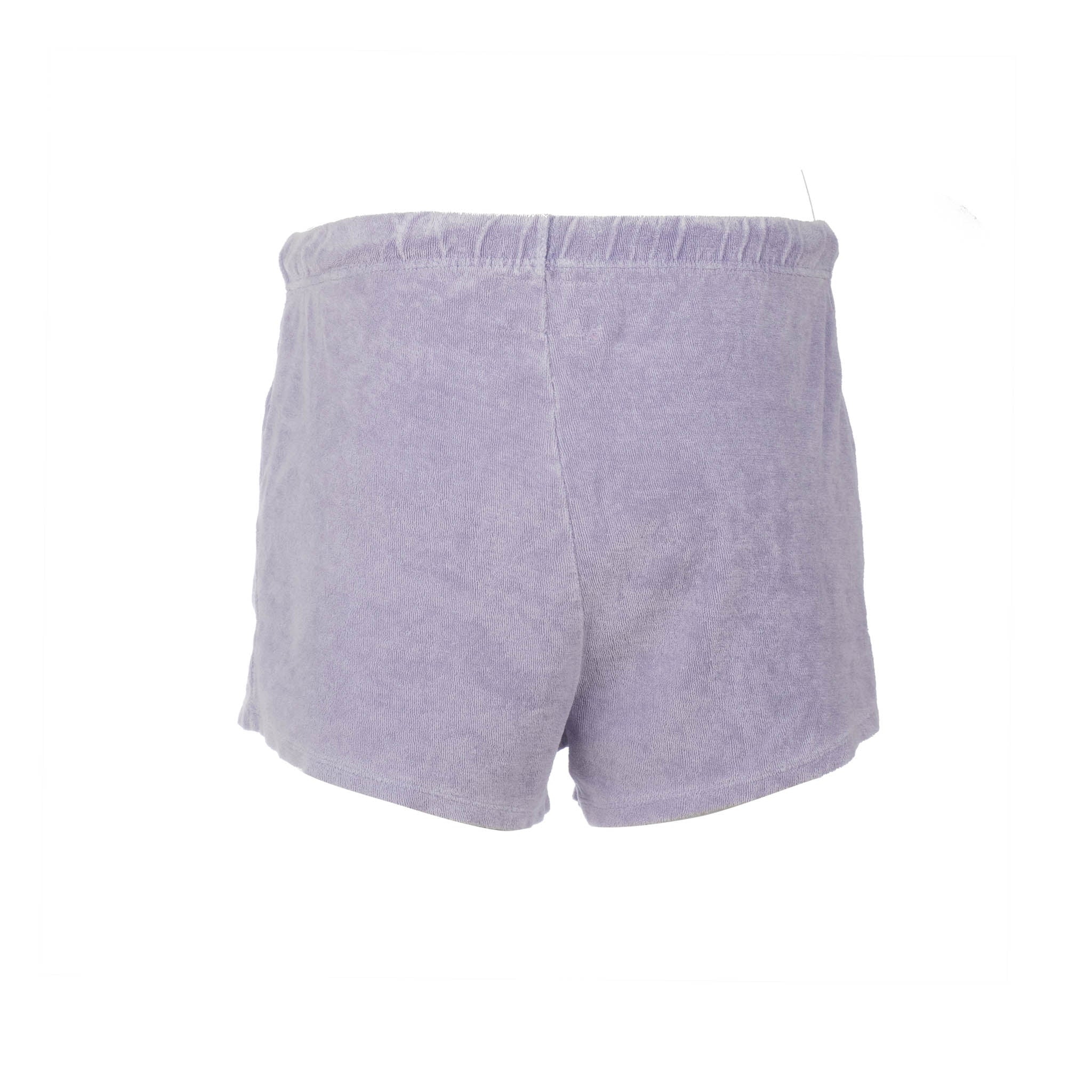 Purple Terry Shorts | Purple - Image 2