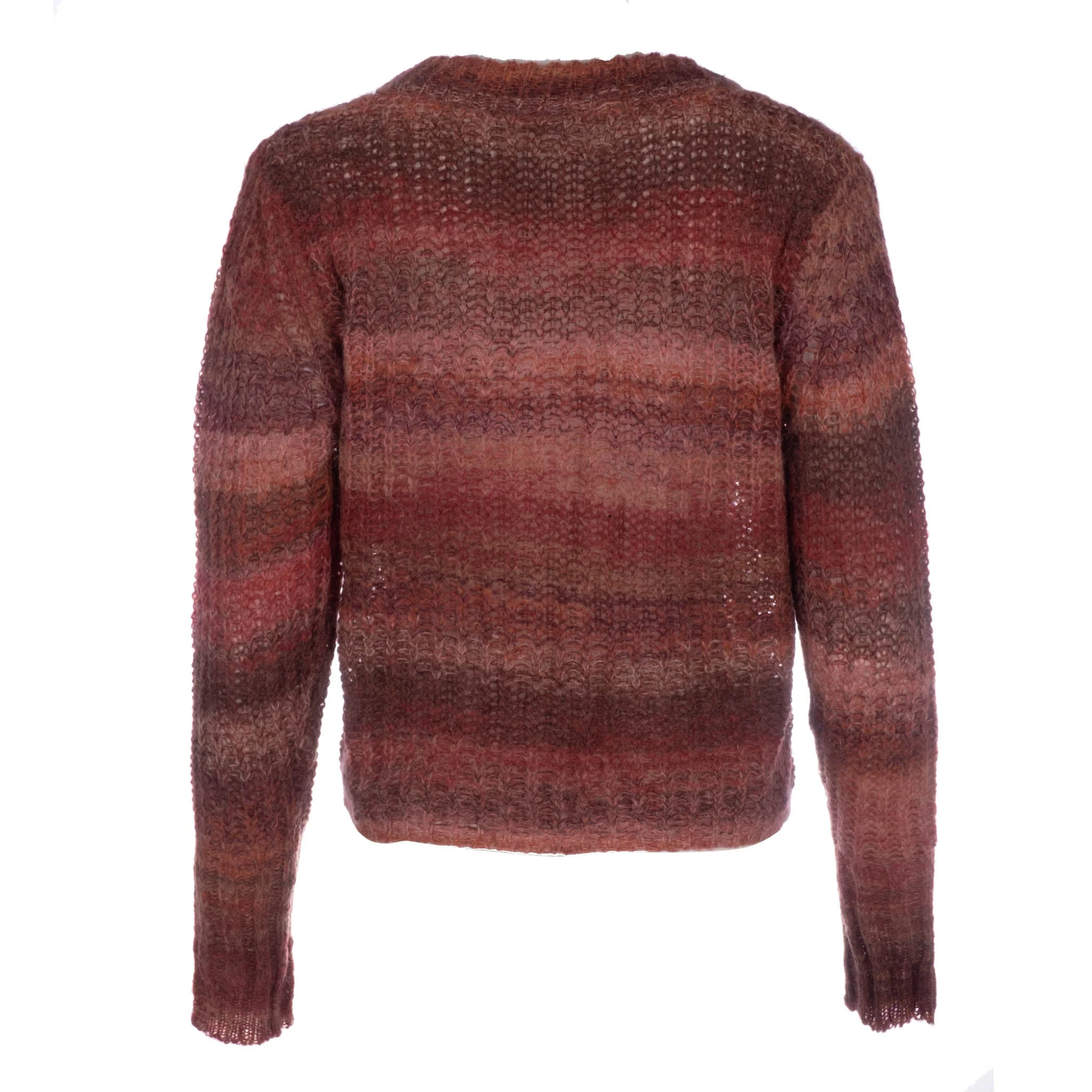 Rust Mohair V-Neck Pullover | Rust - Image 9