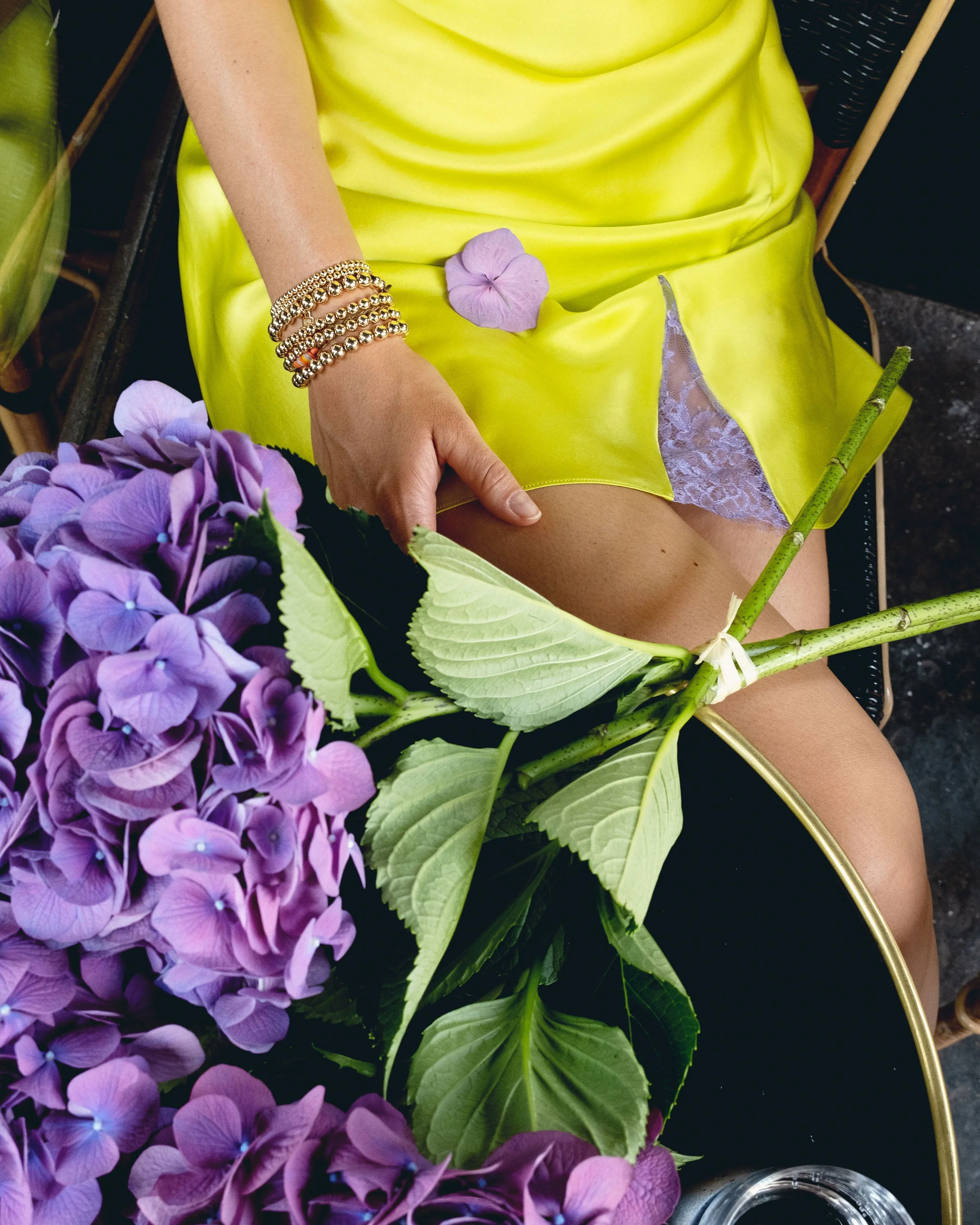 Timo Gold Bracelet Set | Glossy Gold Plated - Image 2