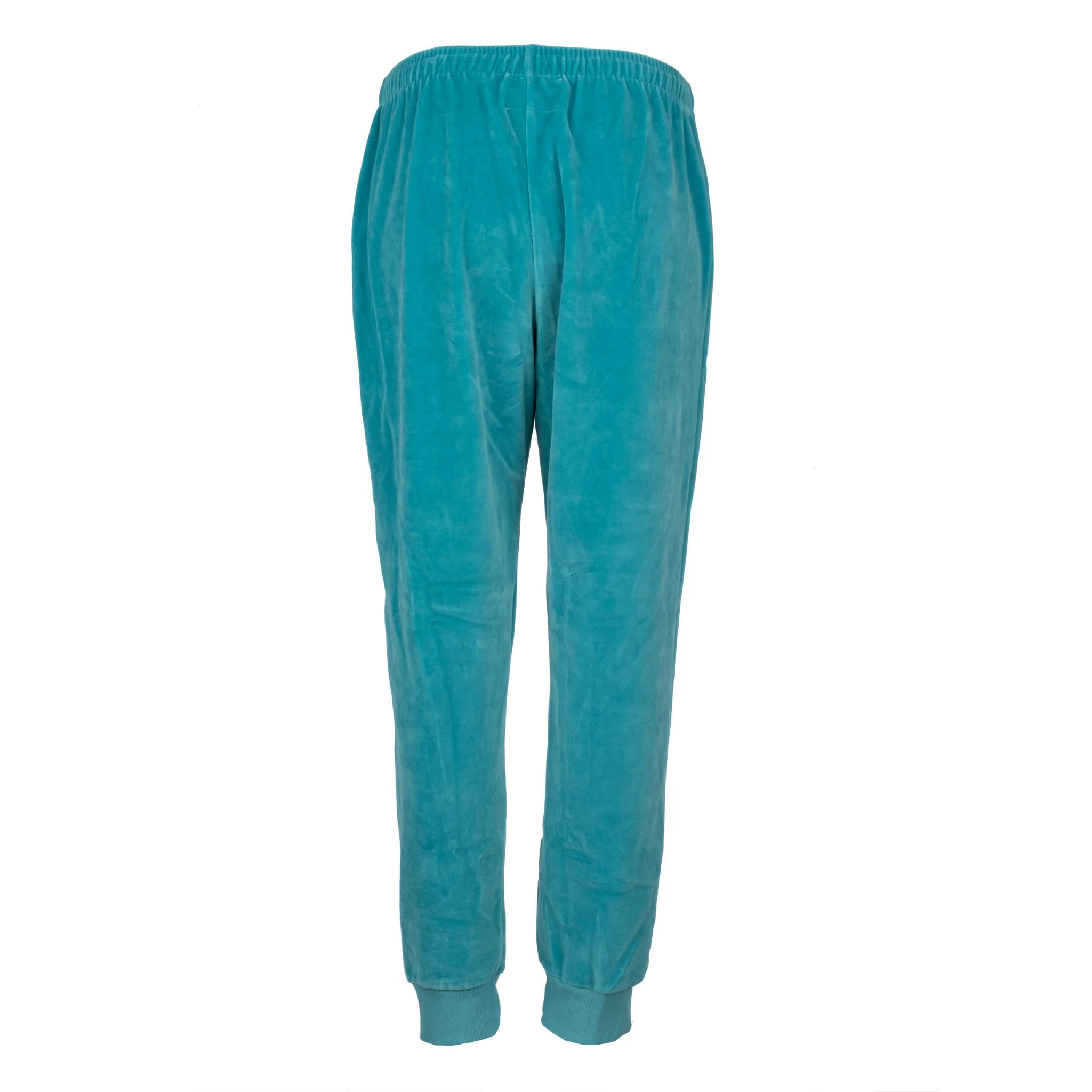 Neon Turquoise Velour Jogger | Neon Turquoise - Image 4