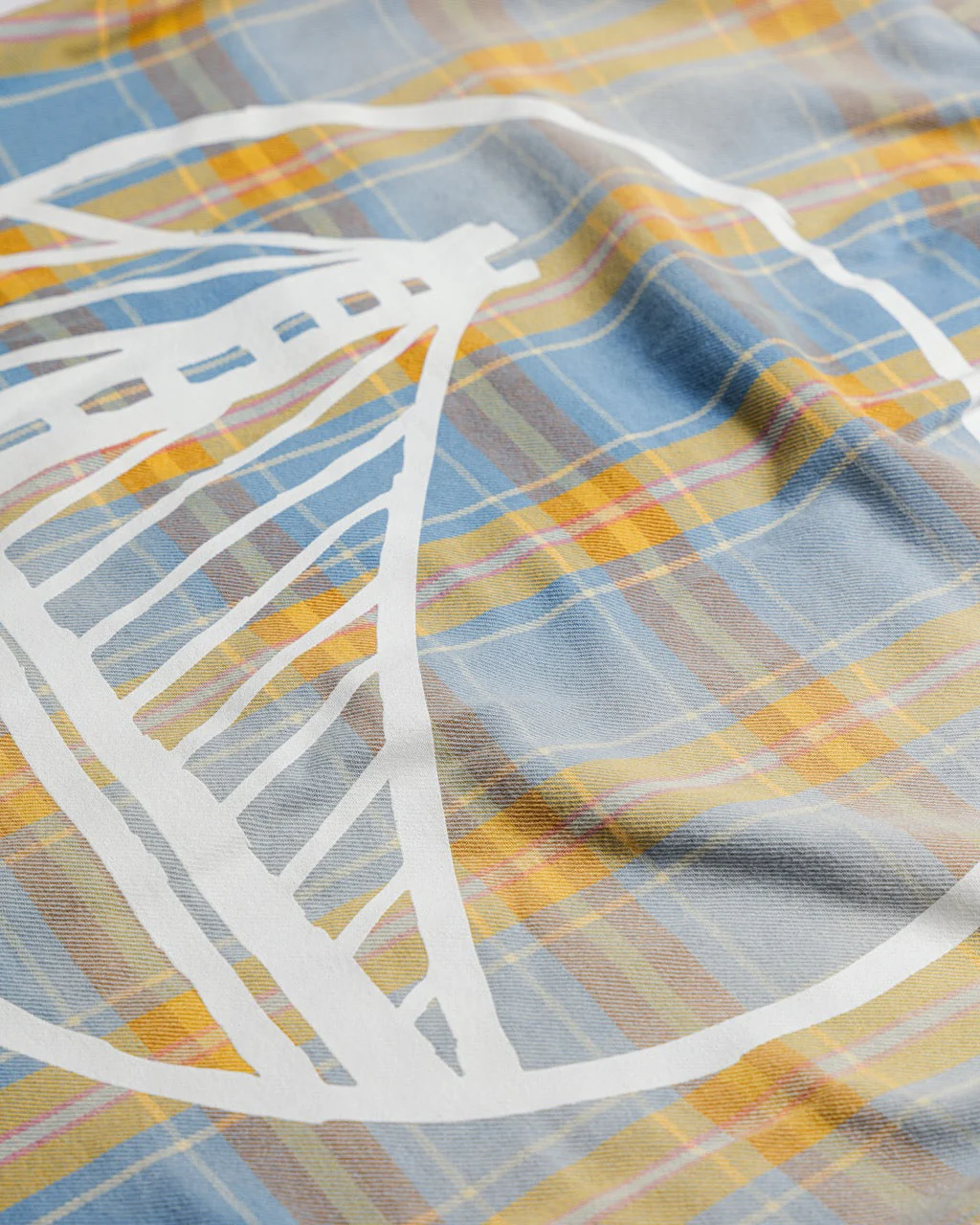 The Sports Flannel - Warriors | Blue Plaid - Image 3