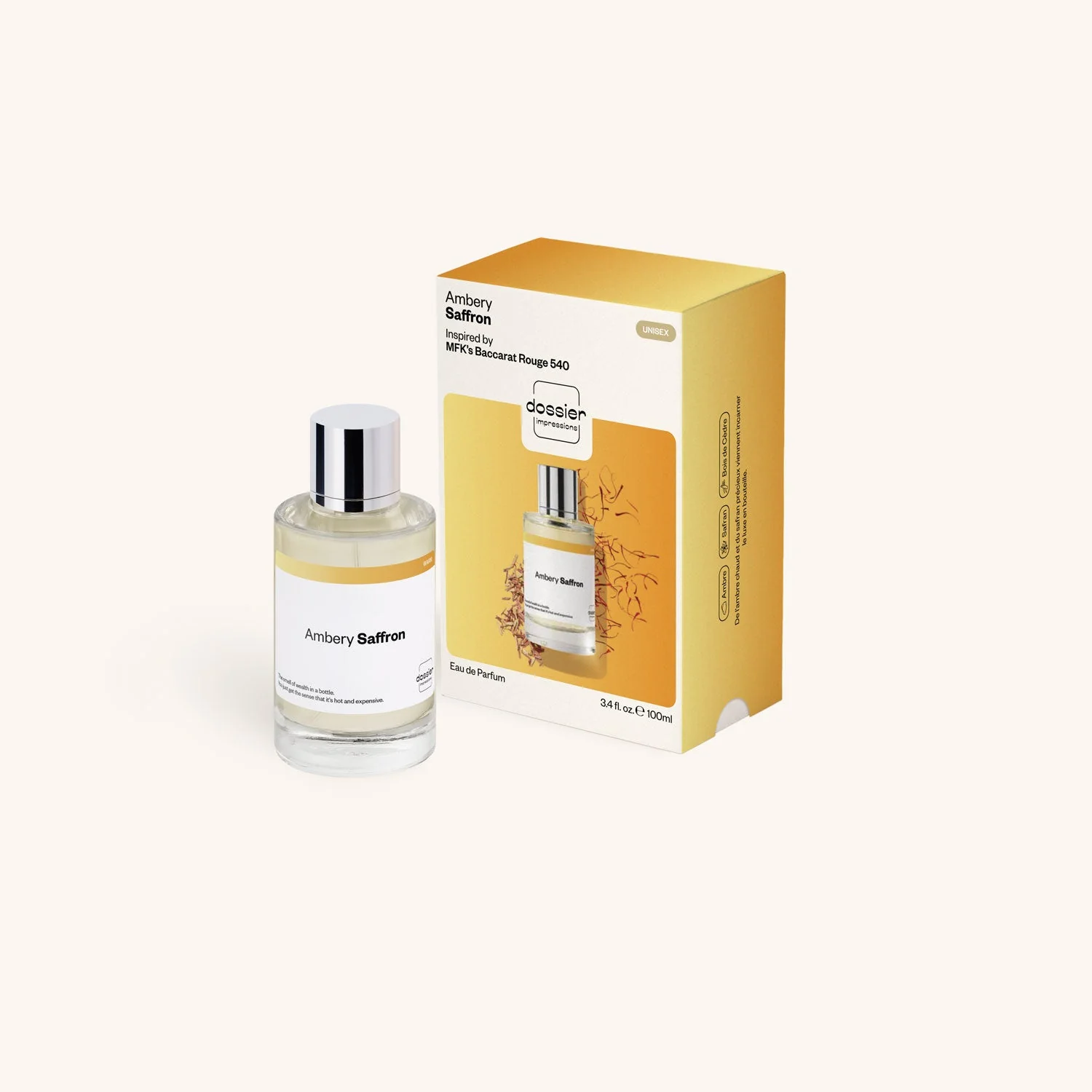 Ambery Saffron 50ML | Inspired By MFK - Baccarat Rouge 540 - Image 11
