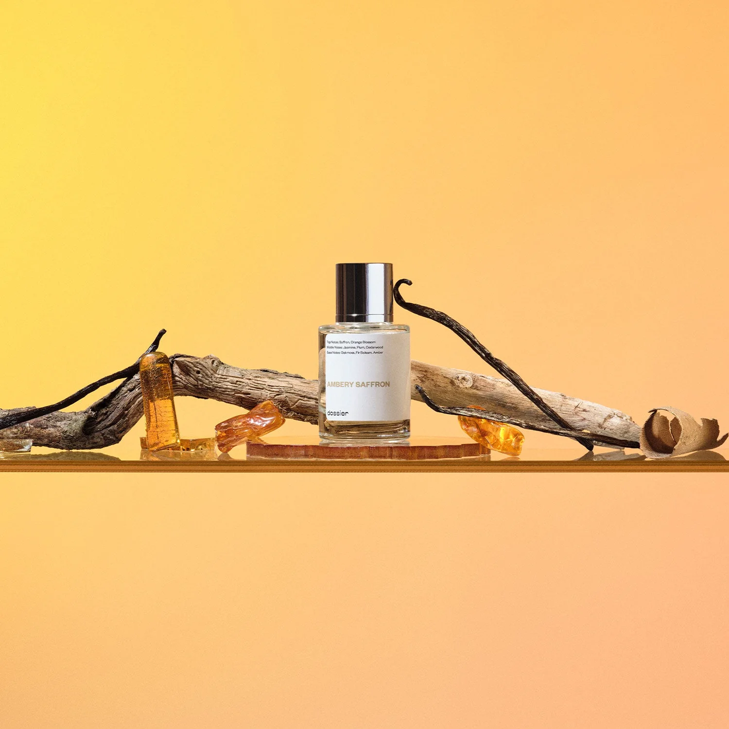 Ambery Saffron 50ML | Inspired By MFK - Baccarat Rouge 540 - Image 3