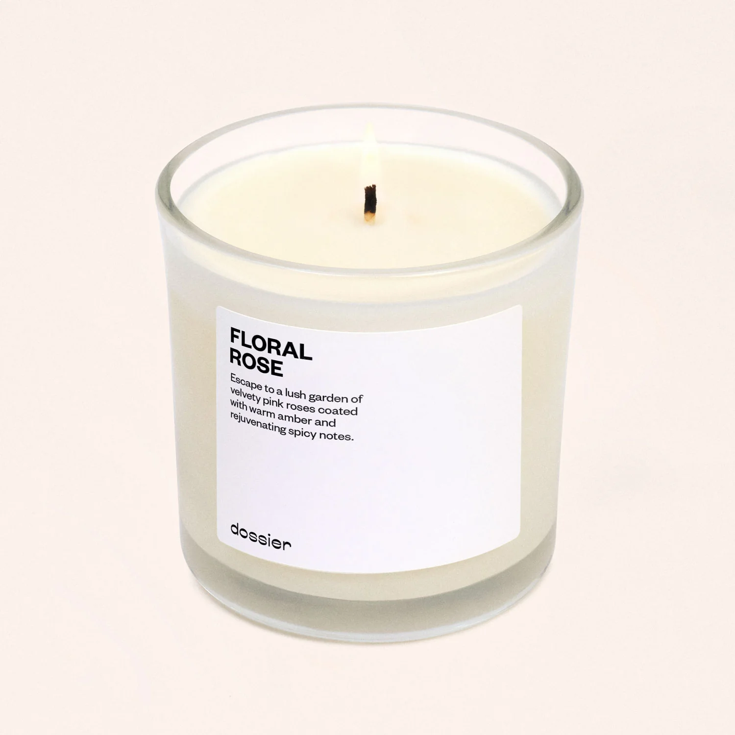Floral Rose Candle 9Oz | Inspired By Le Labo - Rose 31 Perfume - Image 3