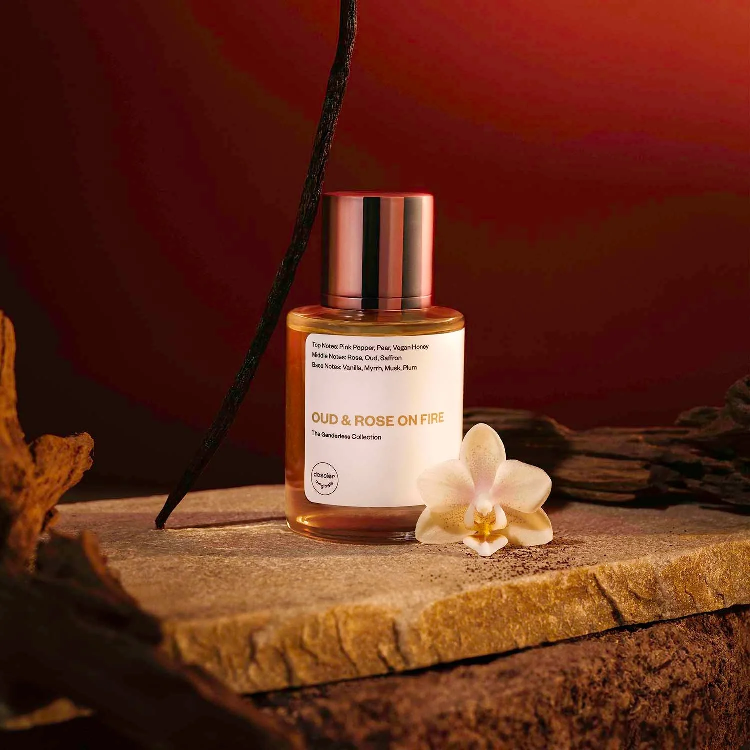 Oud & Rose On Fire 50ML | Dossier Original - Image 2