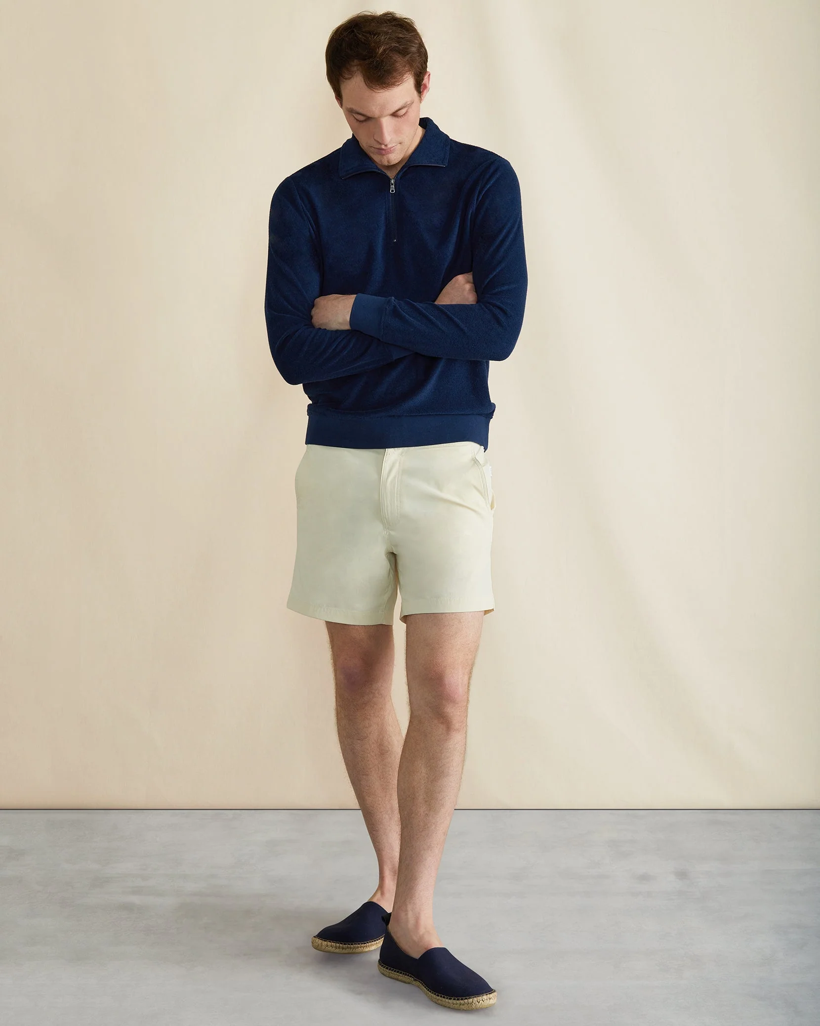 Mens | Elastic Calder 6" Swim Trunks | Deep Navy - Image 12